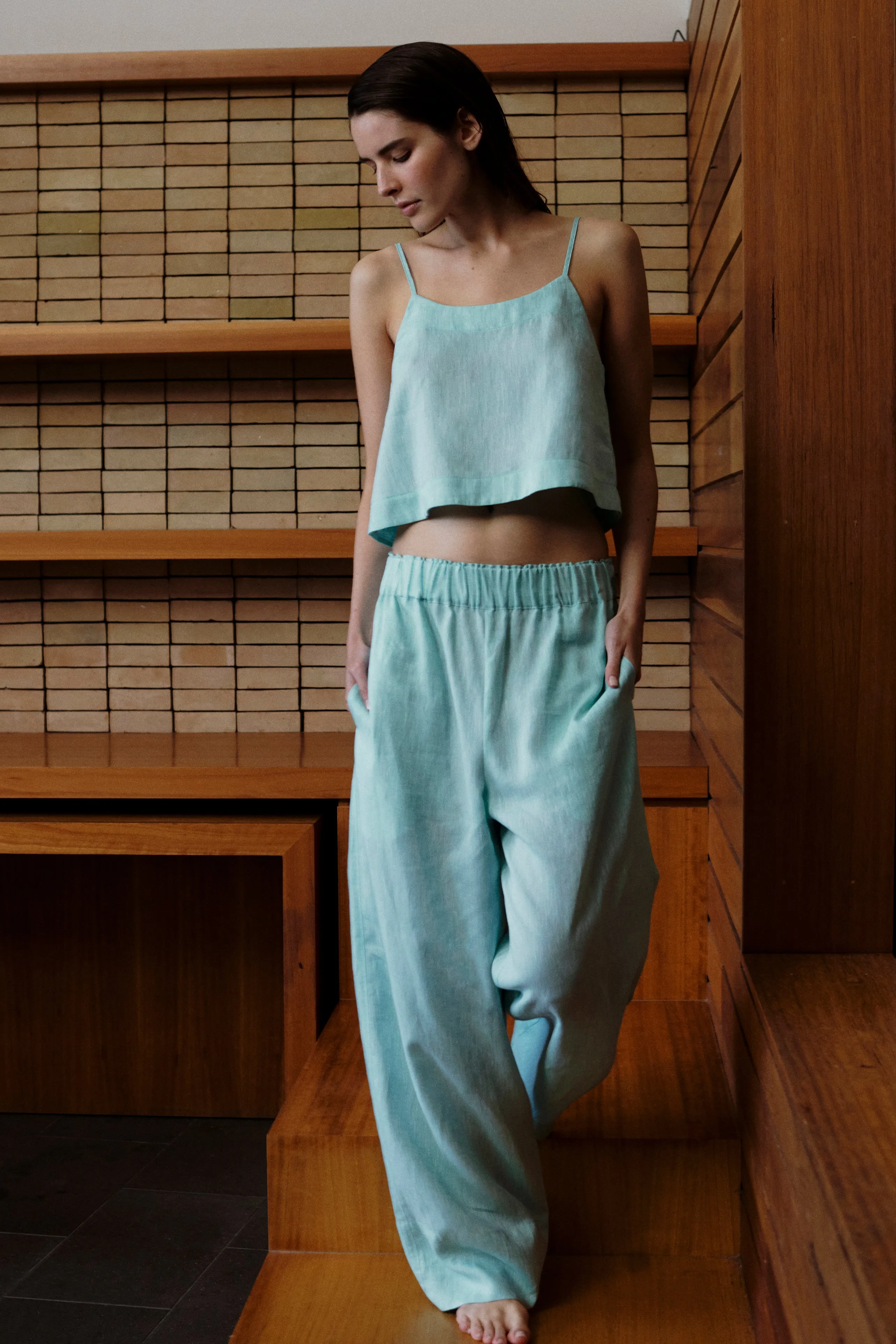 Leiden Universal Cami - Mint sold by Bondi Born product image thumbnail 2