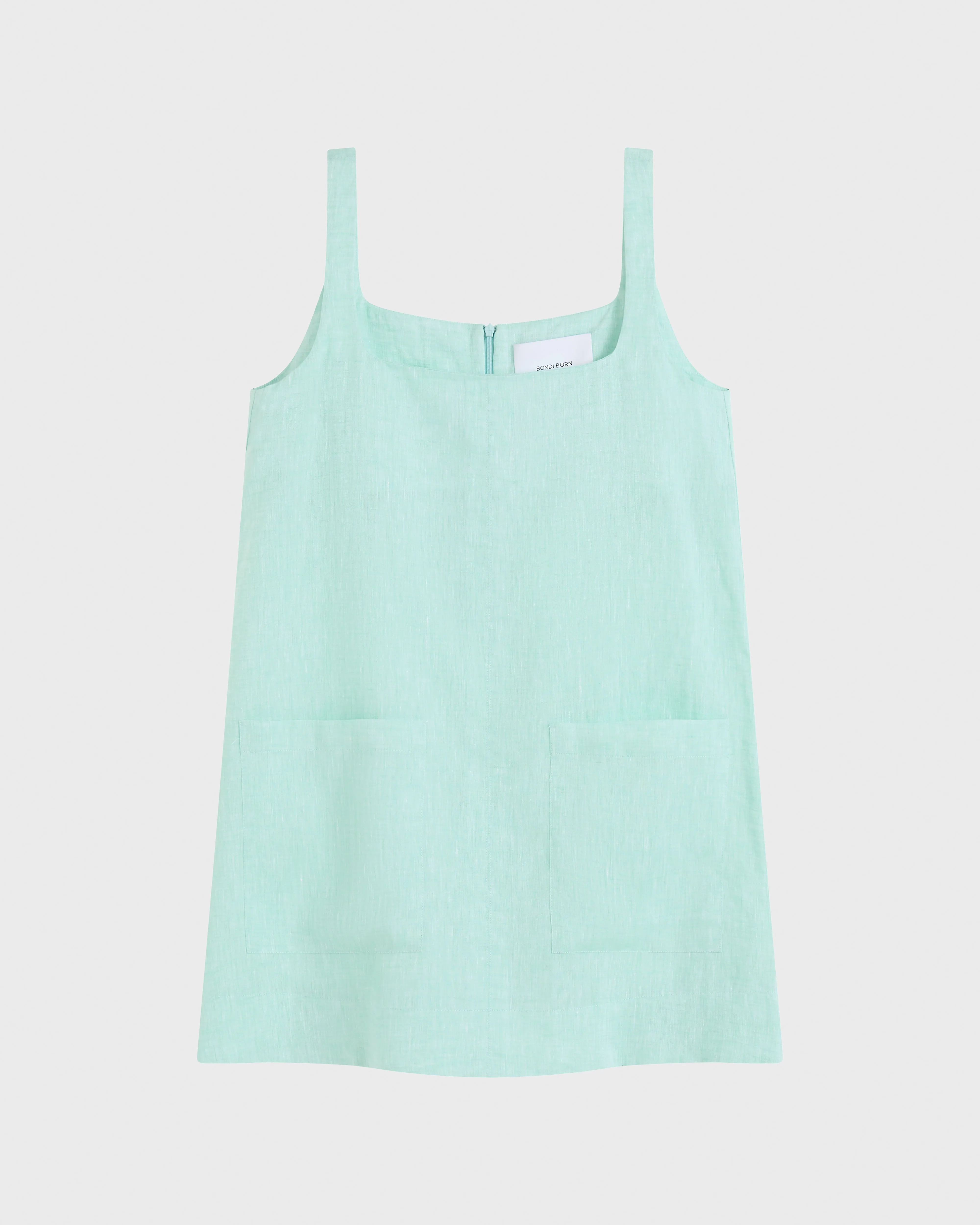 Leiden A-Line Mini Dress - Mint sold by Bondi Born product image thumbnail 3