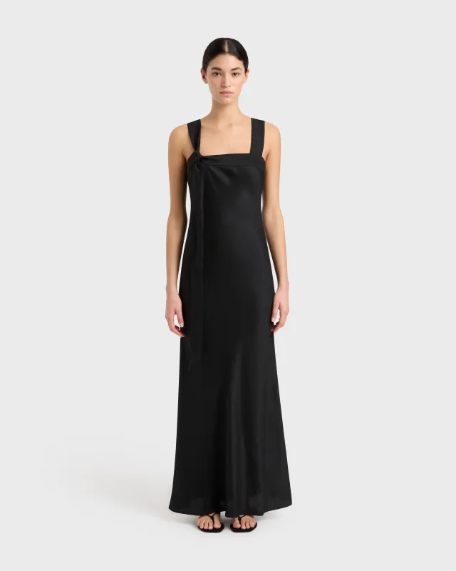 Bormio Twist Strap Dress - Black sold by Bondi Born