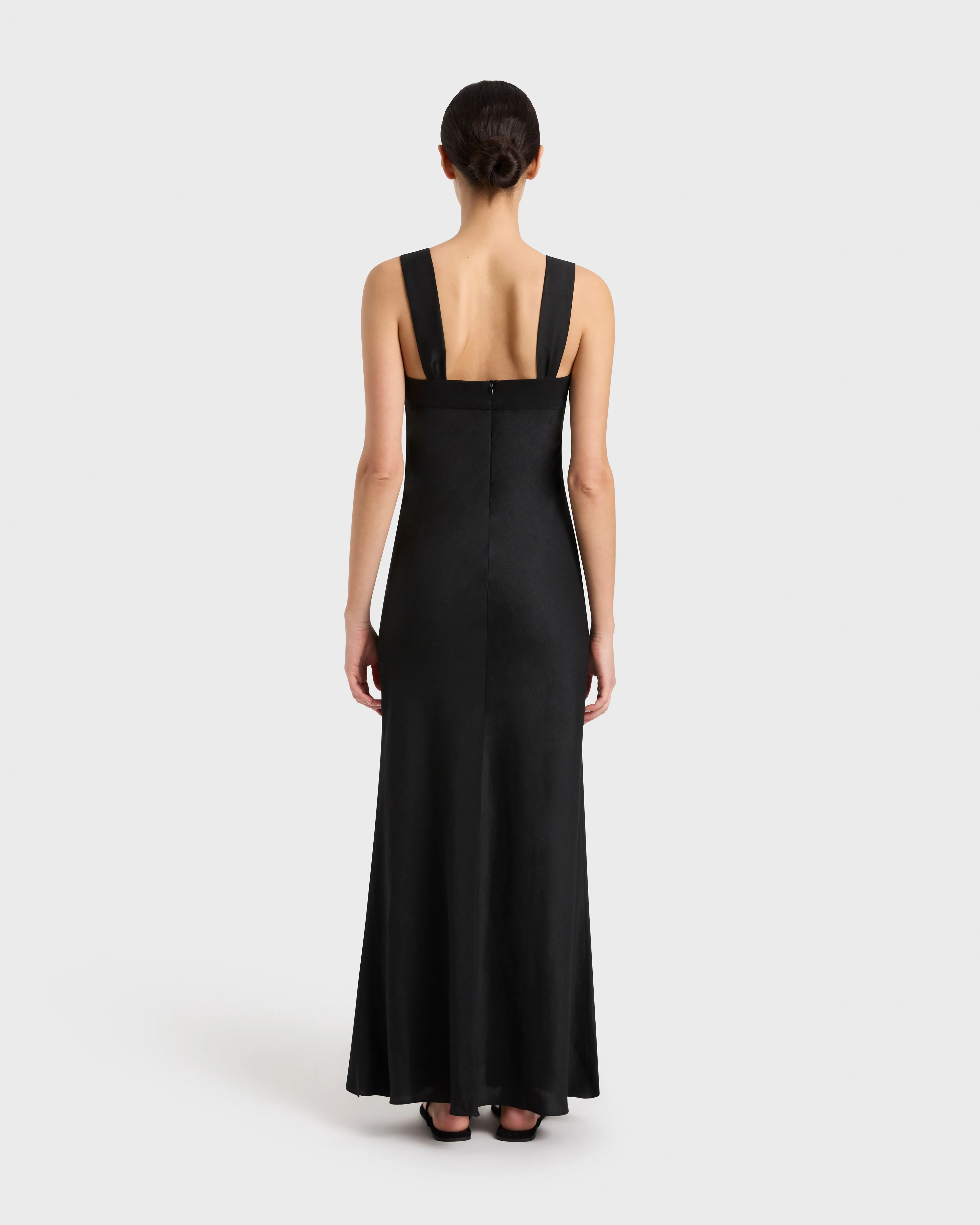 Bormio Twist Strap Dress - Black sold by Bondi Born product image thumbnail 2