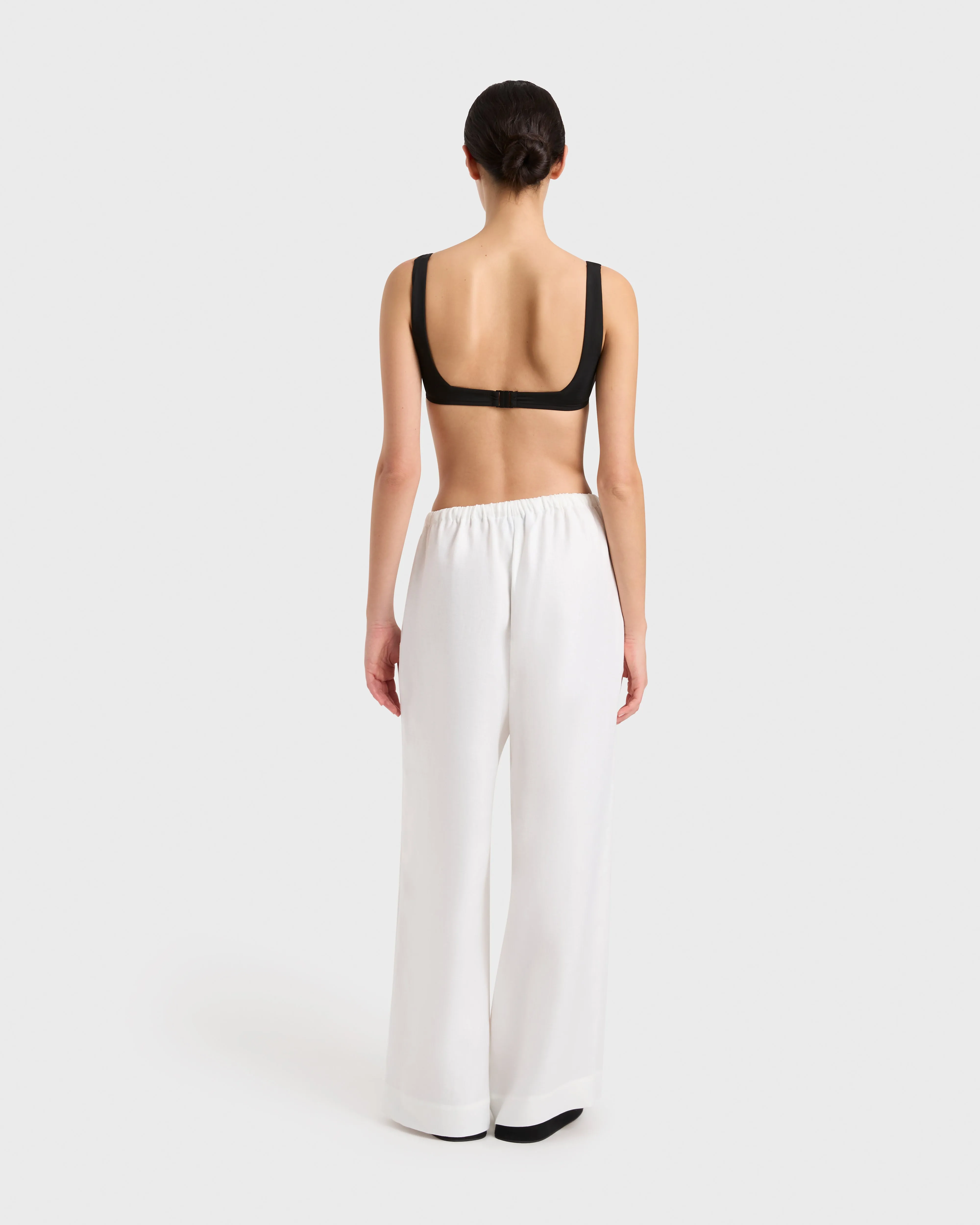 Delphi Drawstring Pant - White sold by Bondi Born product image thumbnail 3