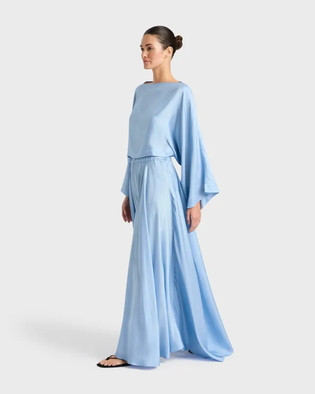 Como Kimono Top - Sky Blue sold by Bondi Born