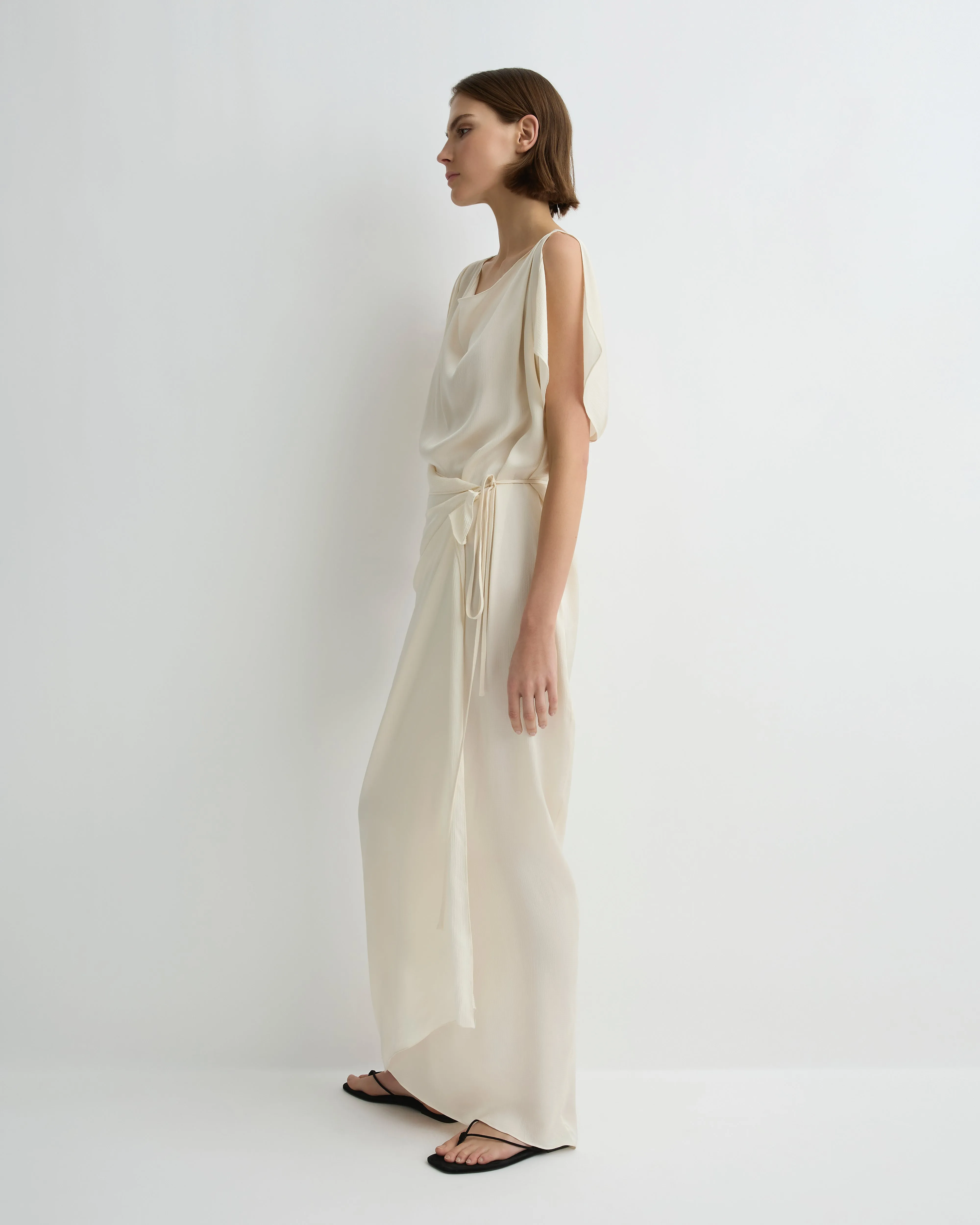 Ardea Wrap Dress - Pearl sold by Bondi Born product image thumbnail 2