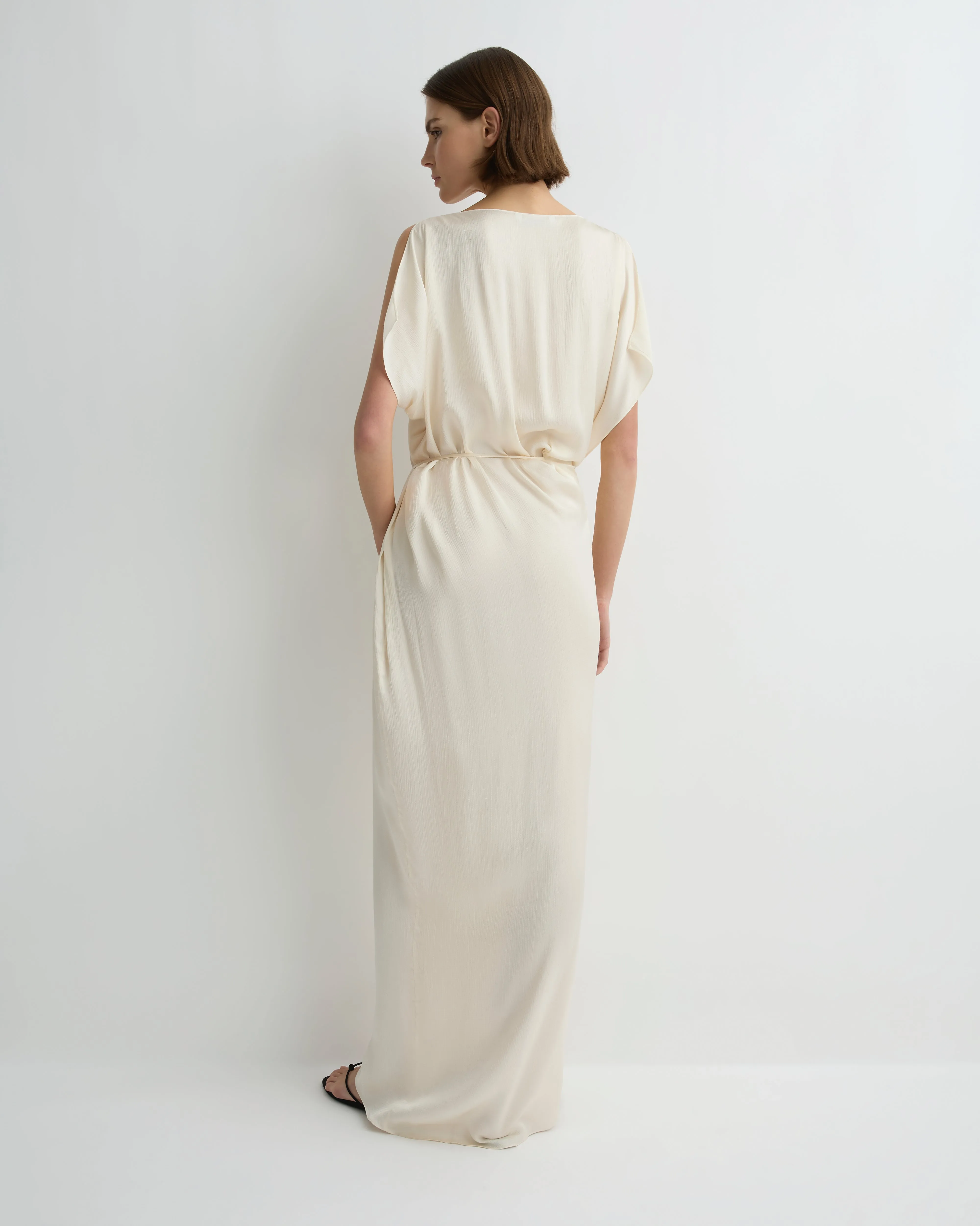Ardea Wrap Dress - Pearl sold by Bondi Born product image thumbnail 3