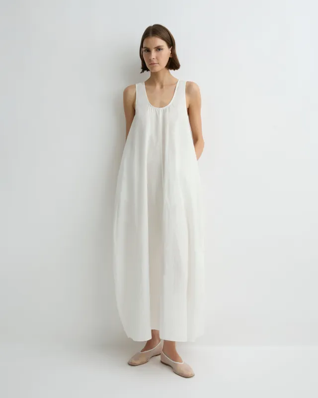 Kyoto Cocoon Dress - White sold by Bondi Born