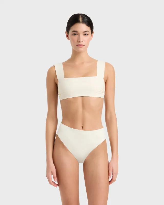 Fern Bikini Bottom - Pearl (Sculpteur®) sold by Bondi Born