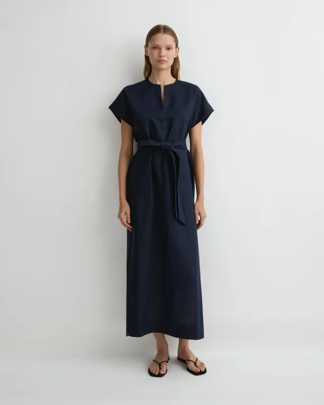 Leiden Universal Tunic Dress - Navy sold by Bondi Born
