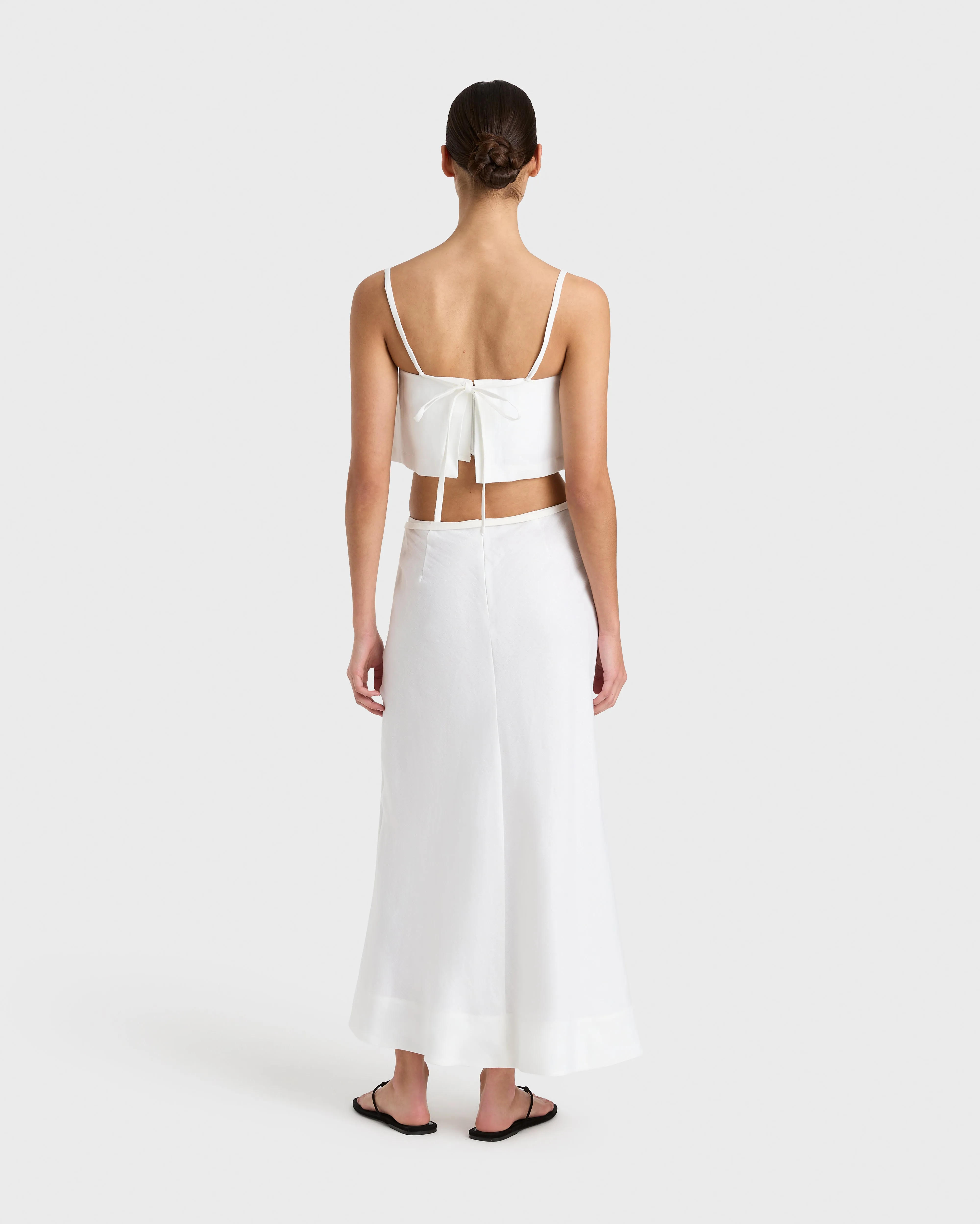 Delphi Crop Bodice - White sold by Bondi Born product image thumbnail 2