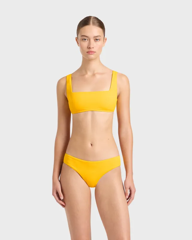Aria Bikini Top - Canary (Embodee™) sold by Bondi Born