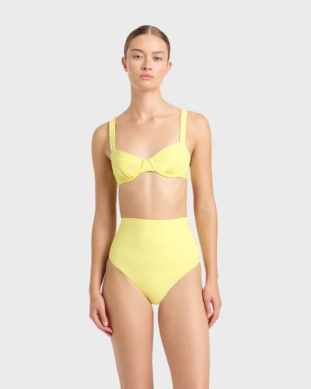 Faith Bikini Bottom - Lemonade (Sculpteur®) sold by Bondi Born
