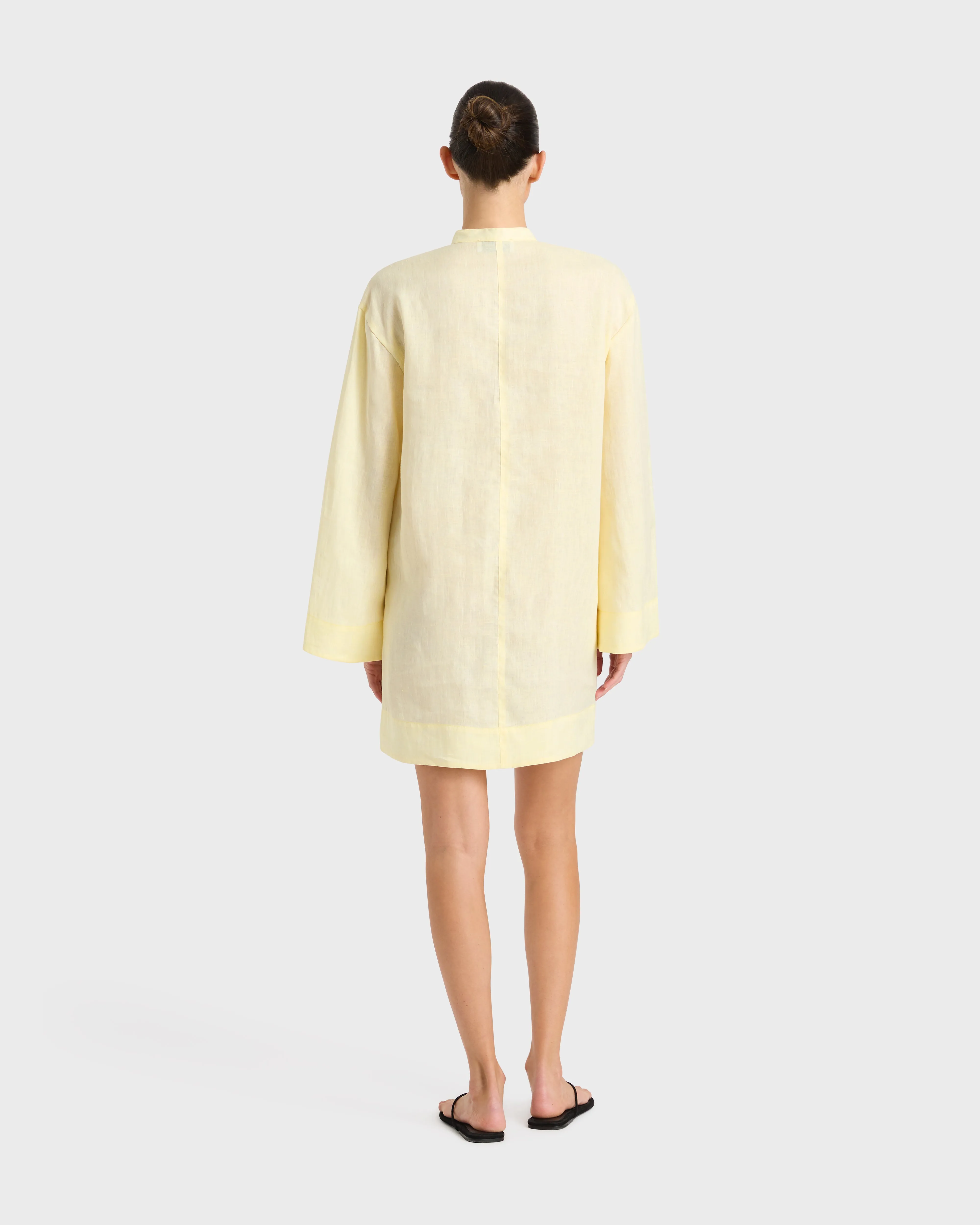 Leiden Relaxed Tunic - Lemon sold by Bondi Born product image thumbnail 2