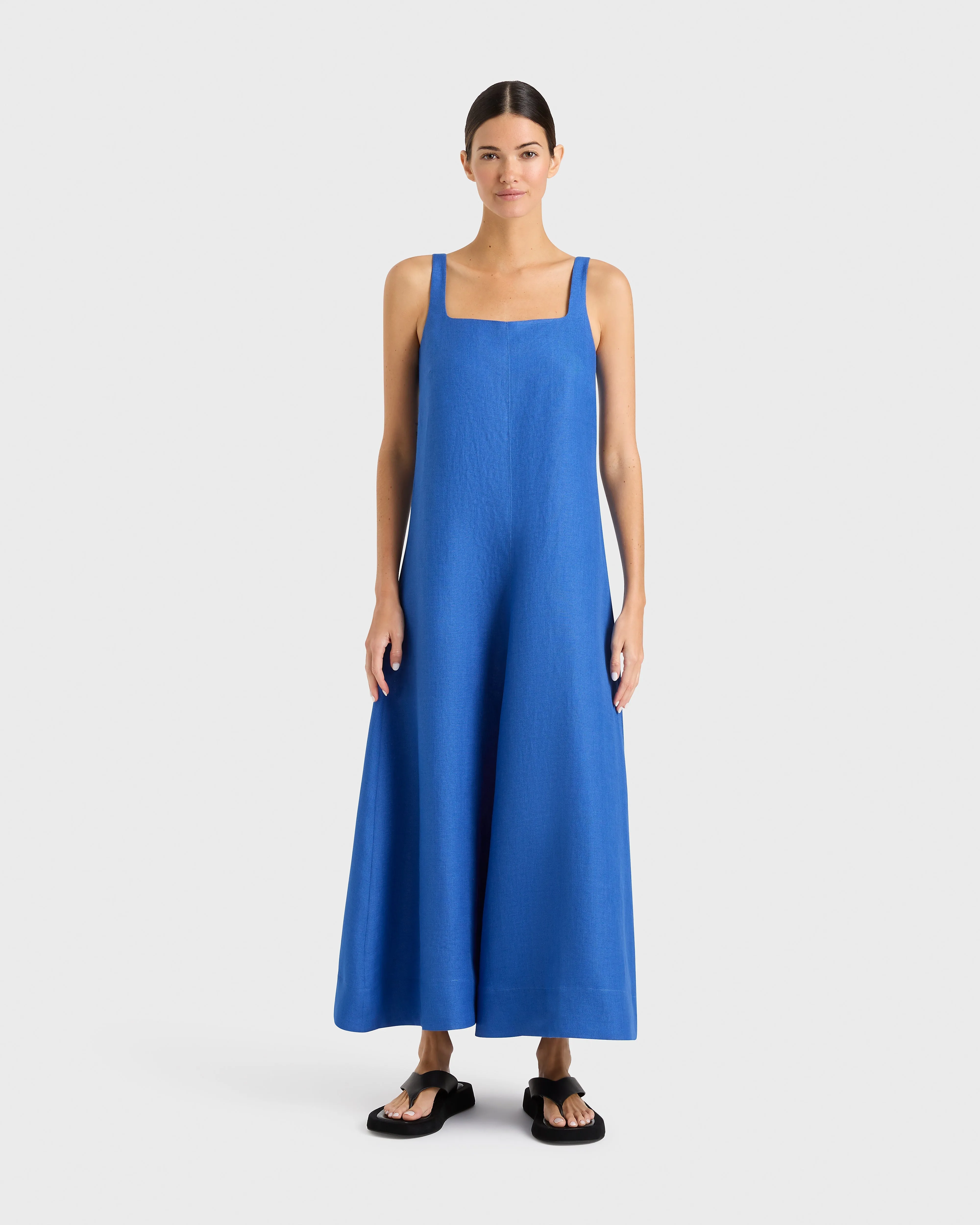 Delphi Flared Maxi Dress - Sapphire sold by Bondi Born