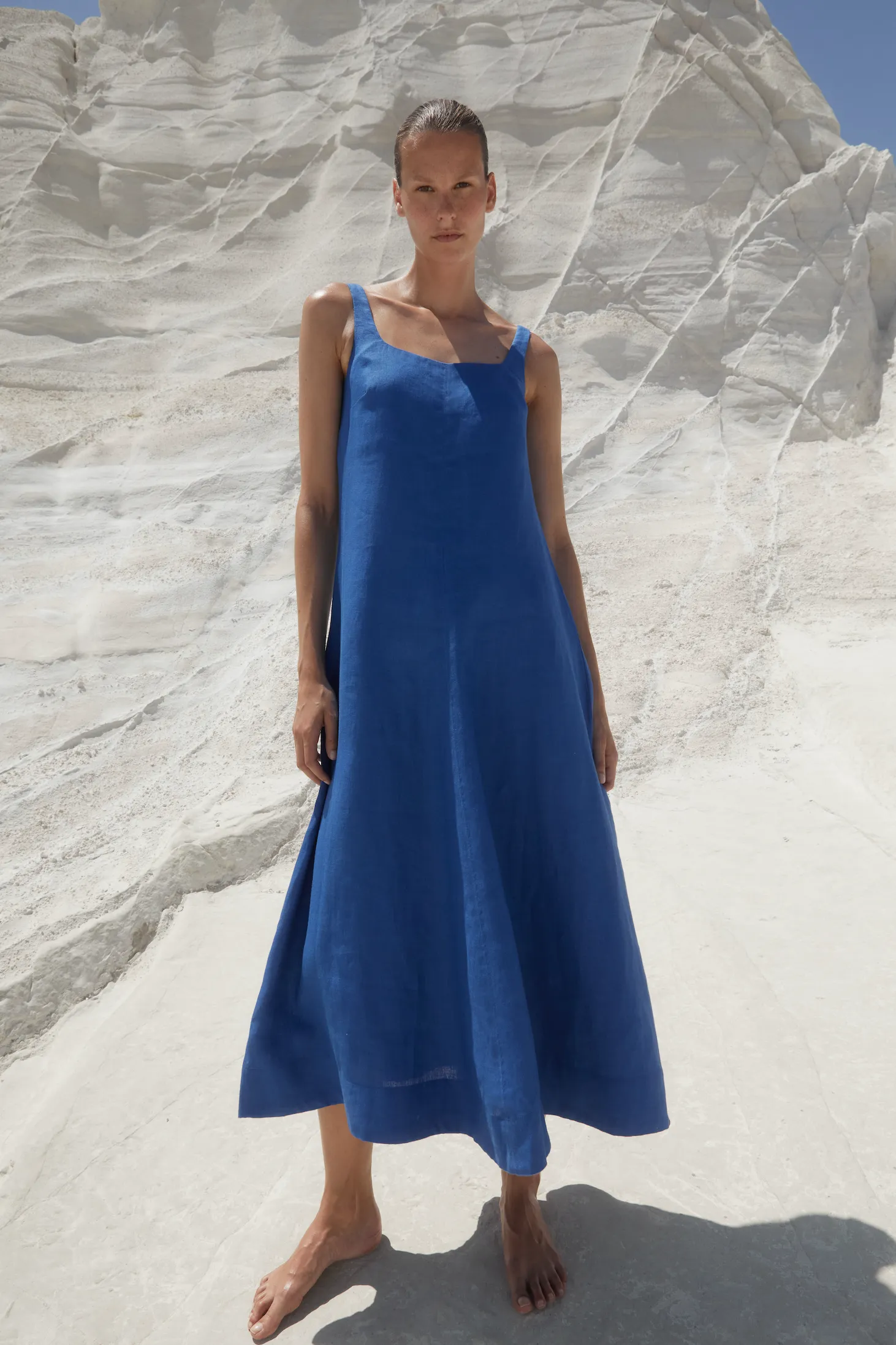 Delphi Flared Maxi Dress - Sapphire sold by Bondi Born product image thumbnail 2