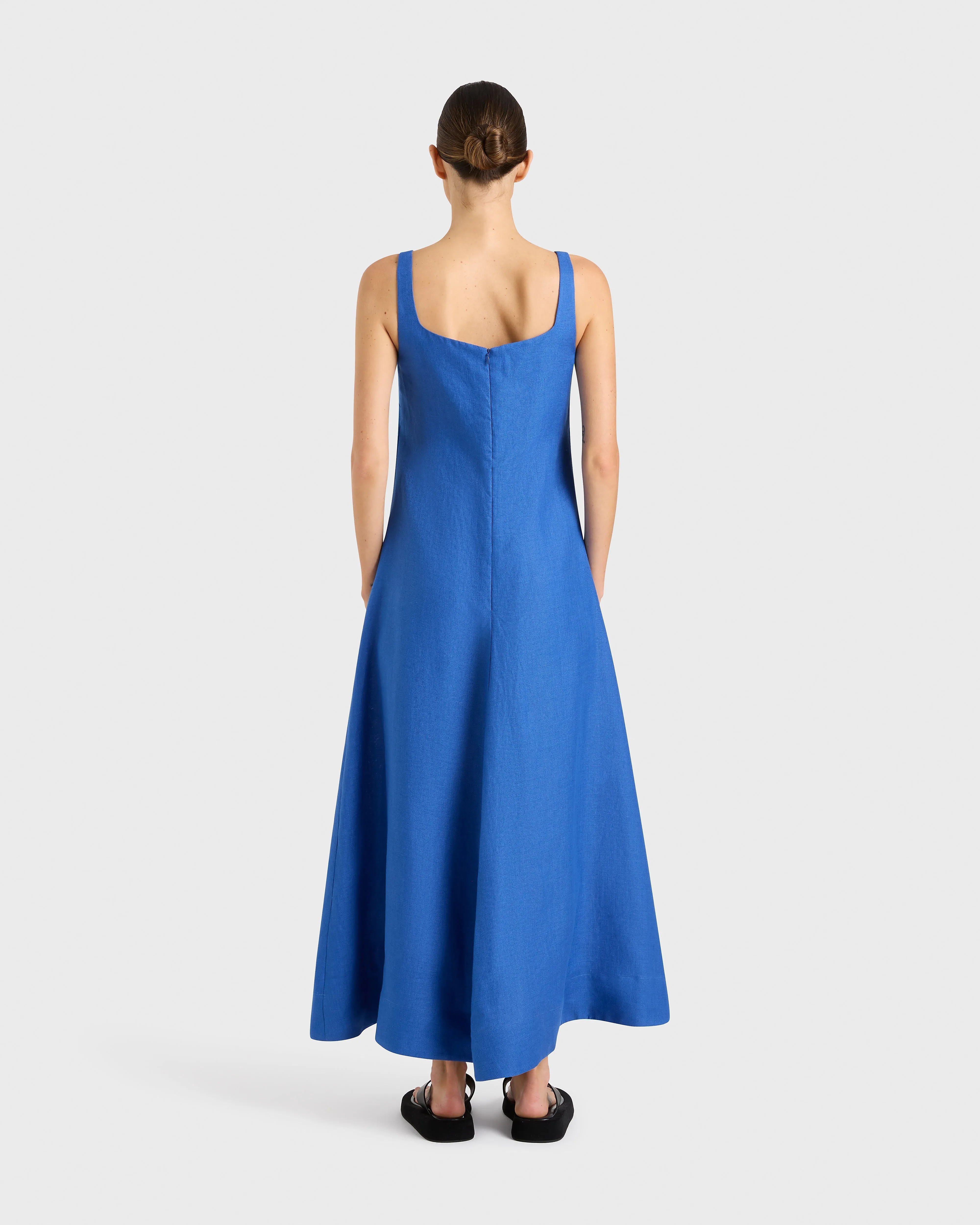 Delphi Flared Maxi Dress - Sapphire sold by Bondi Born product image thumbnail 3