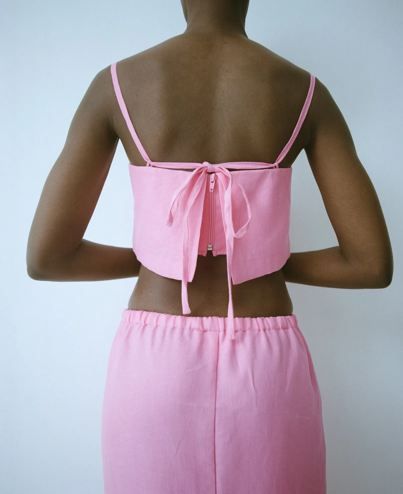 Delphi Crop Bodice - Rose sold by Bondi Born product image thumbnail 2