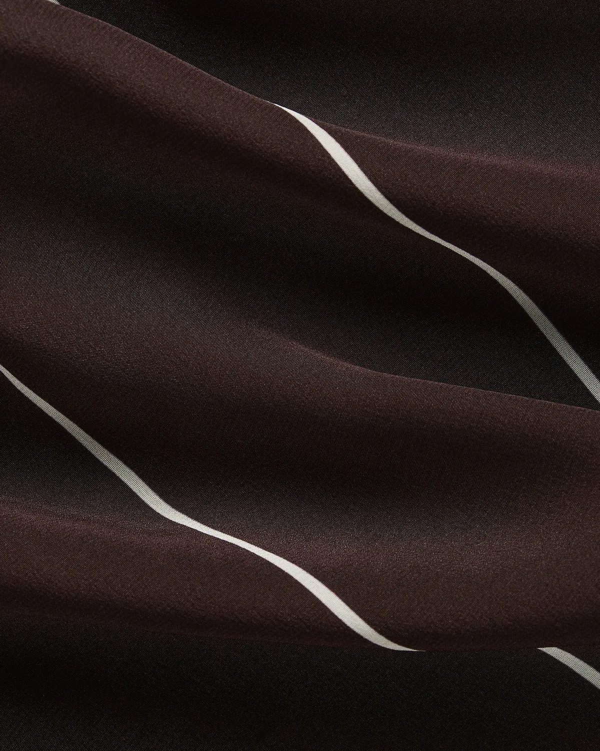 Orta Silk Tie Neck Top - Mocha Stripe sold by Bondi Born product image thumbnail 5