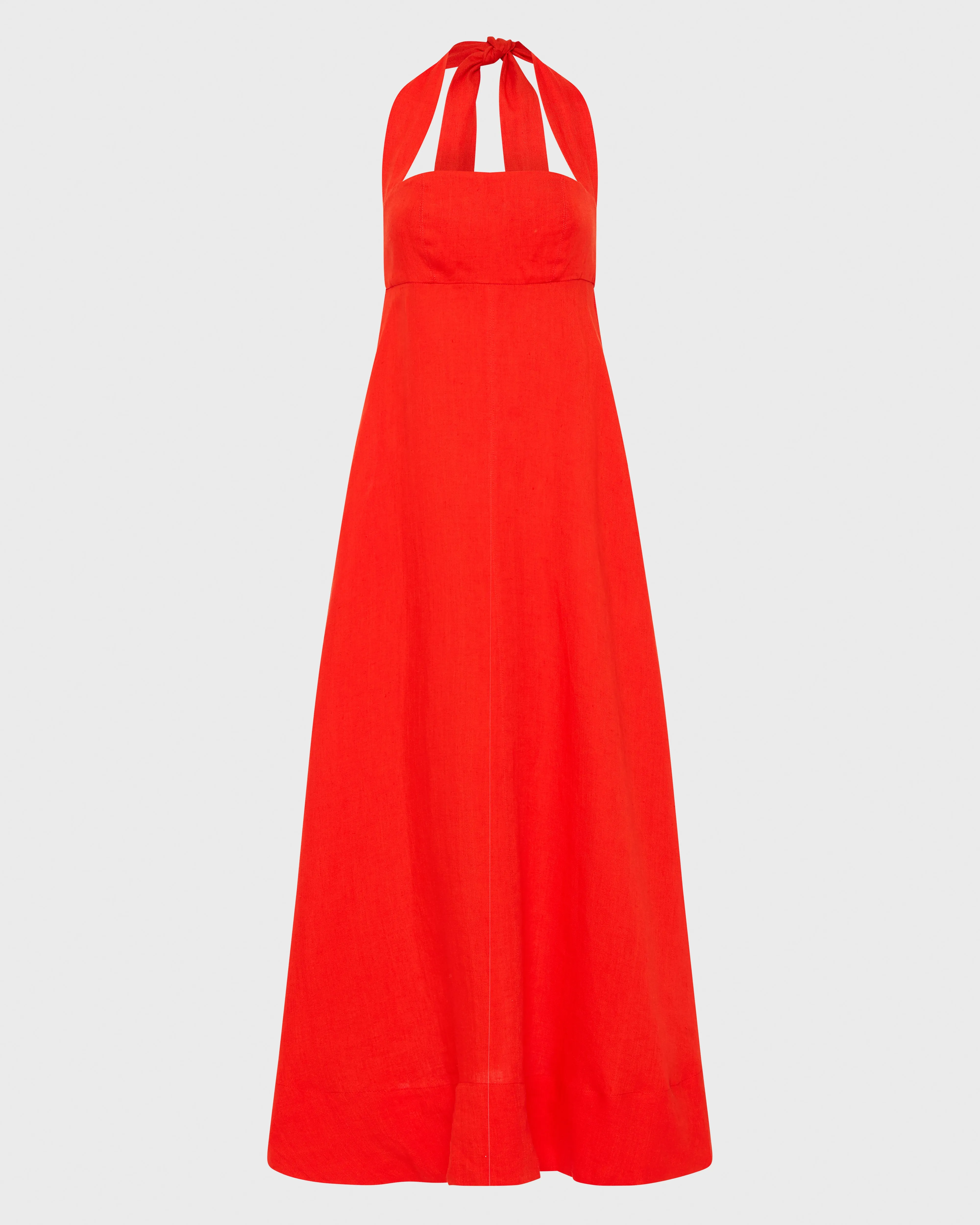 Delphi Halter Maxi Dress - Scarlet sold by Bondi Born product image thumbnail 4