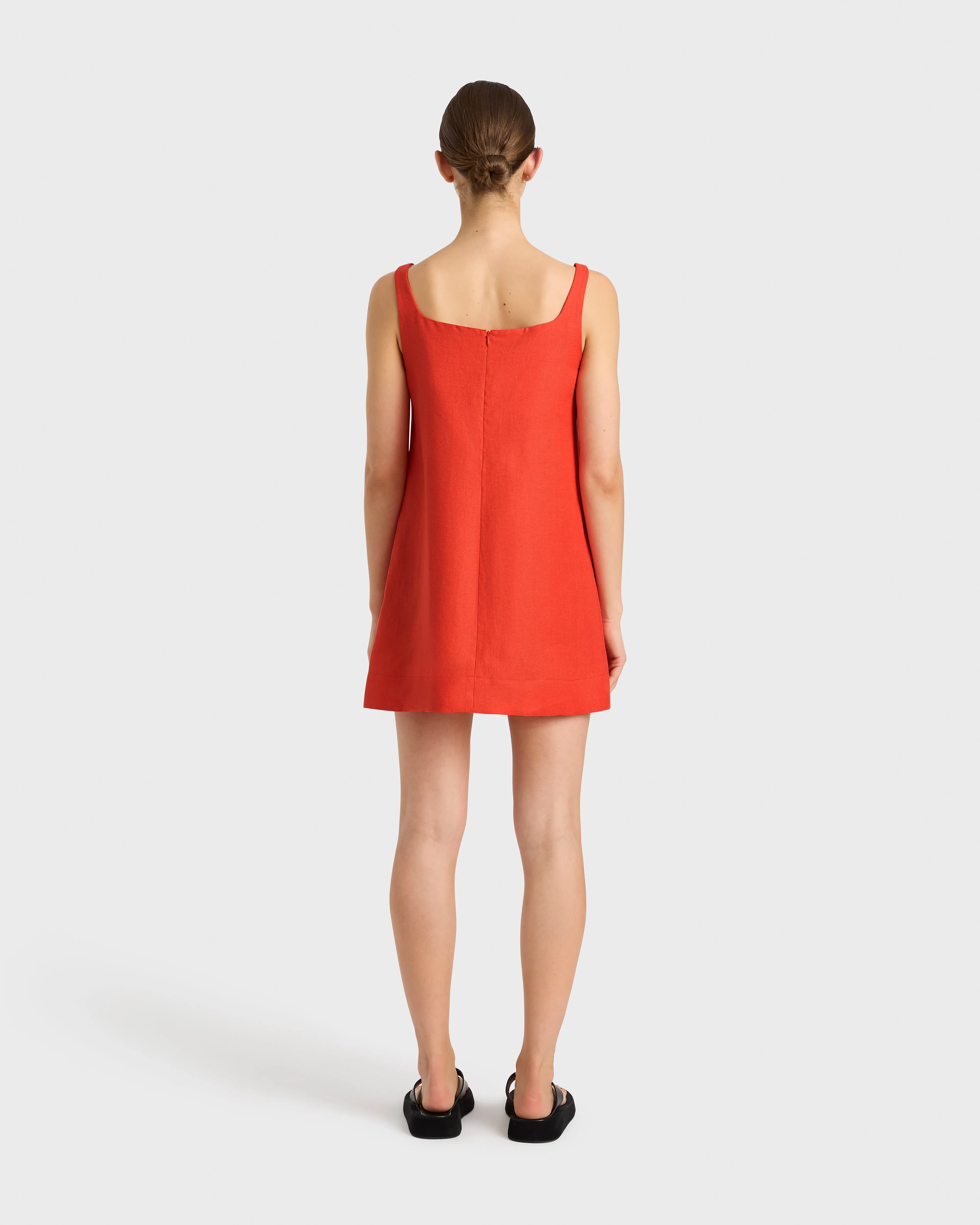 Delphi A-line Mini Dress - Scarlet sold by Bondi Born product image thumbnail 2