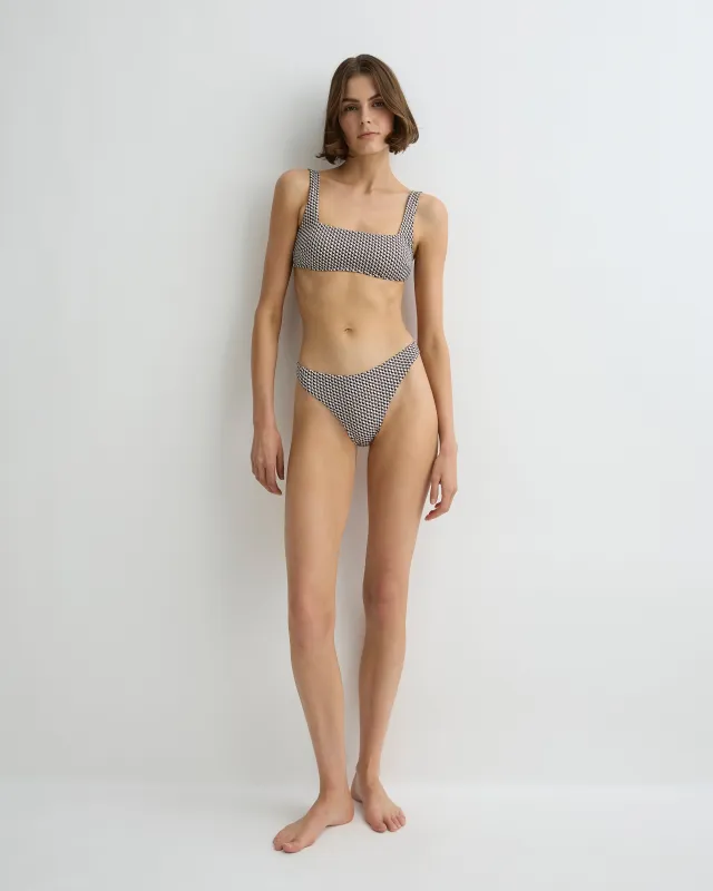 Leya Bikini Bottom - Mocha Dot (Embodee™) sold by Bondi Born