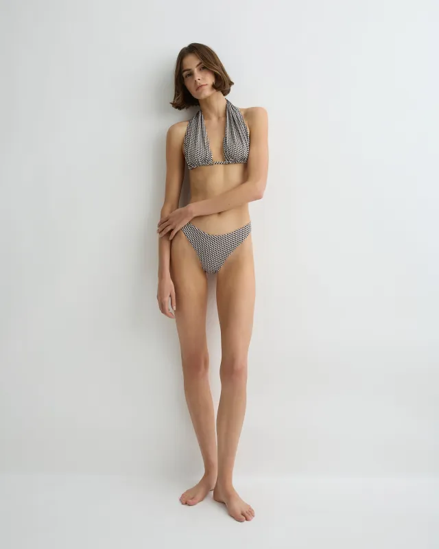 Isabella Bikini Top - Mocha Dot (Embodee™) made by Bondi Born