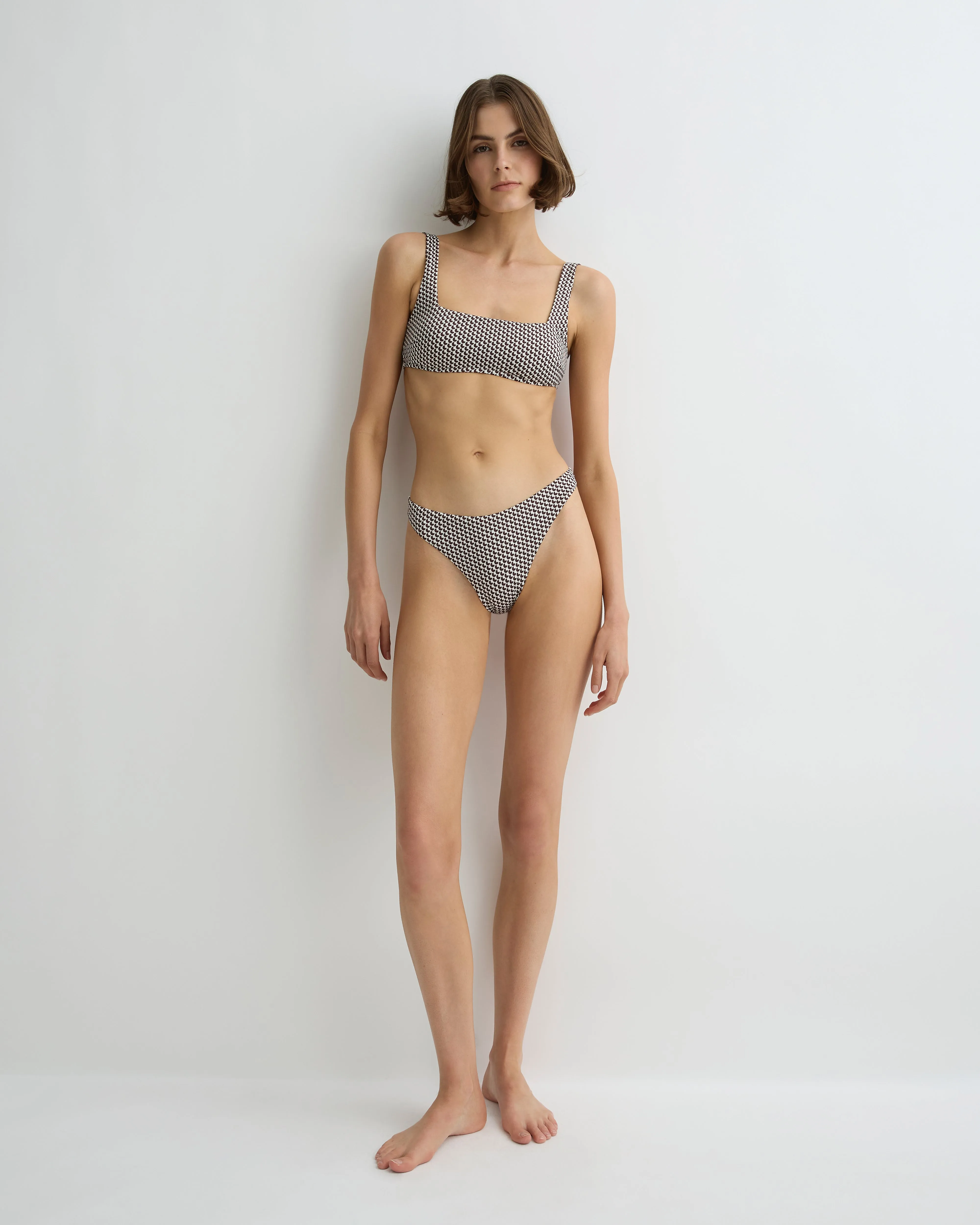 Aria Bikini Top - Mocha Dot (Embodee™) sold by Bondi Born product image thumbnail 3