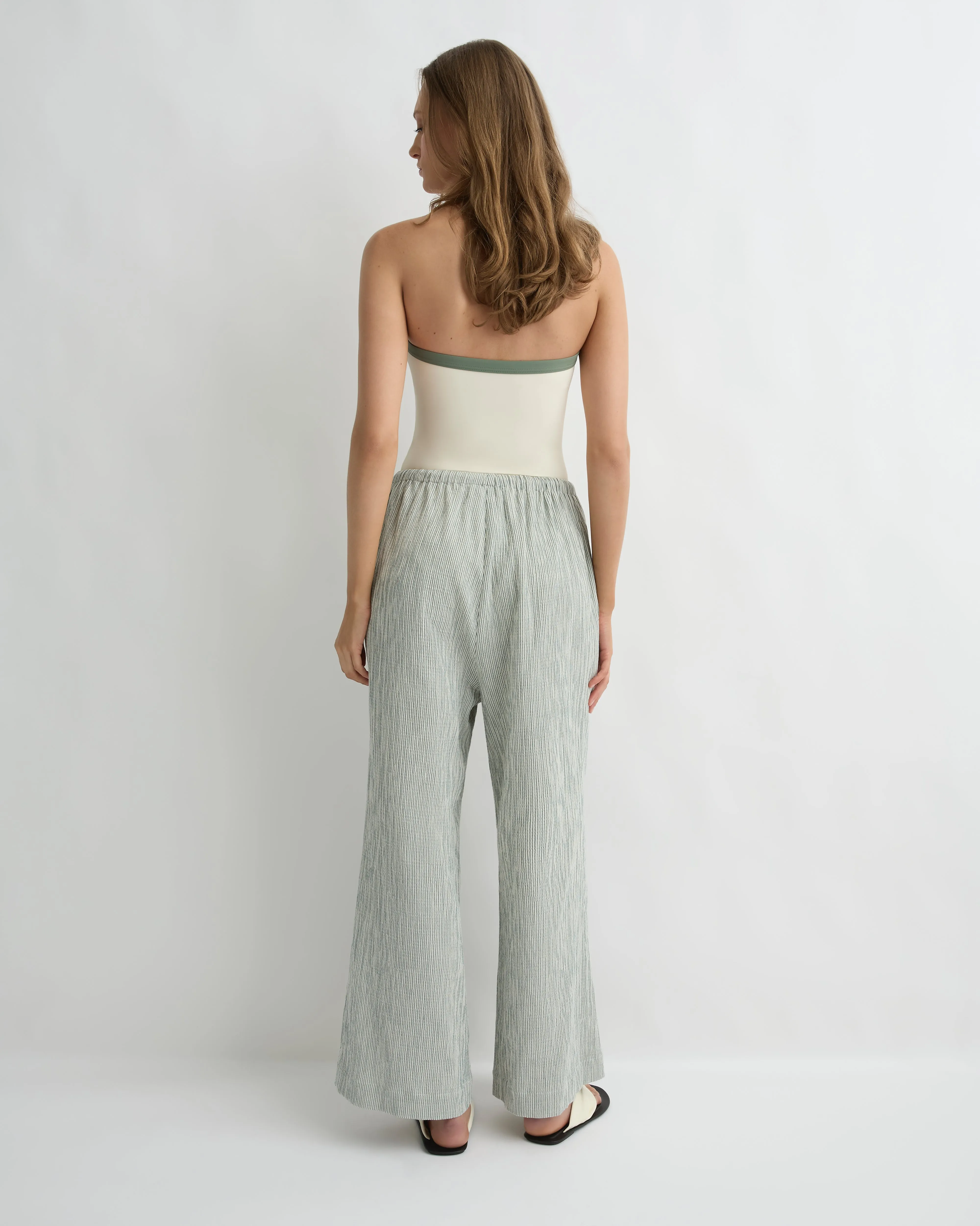 Finn Drawstring Pant - Leaf sold by Bondi Born product image thumbnail 3