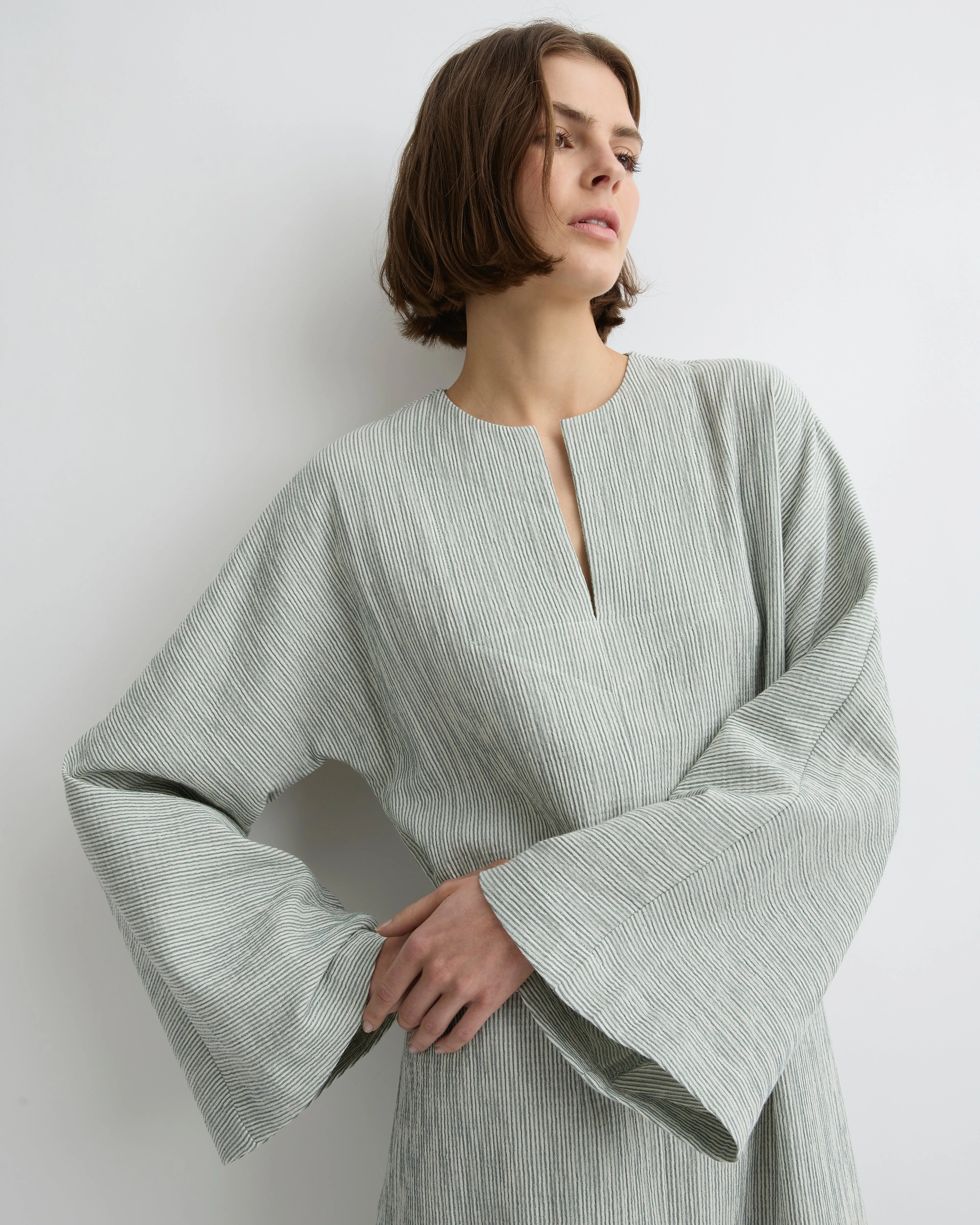 Finn Throw Over Tunic - Leaf sold by Bondi Born product image thumbnail 2