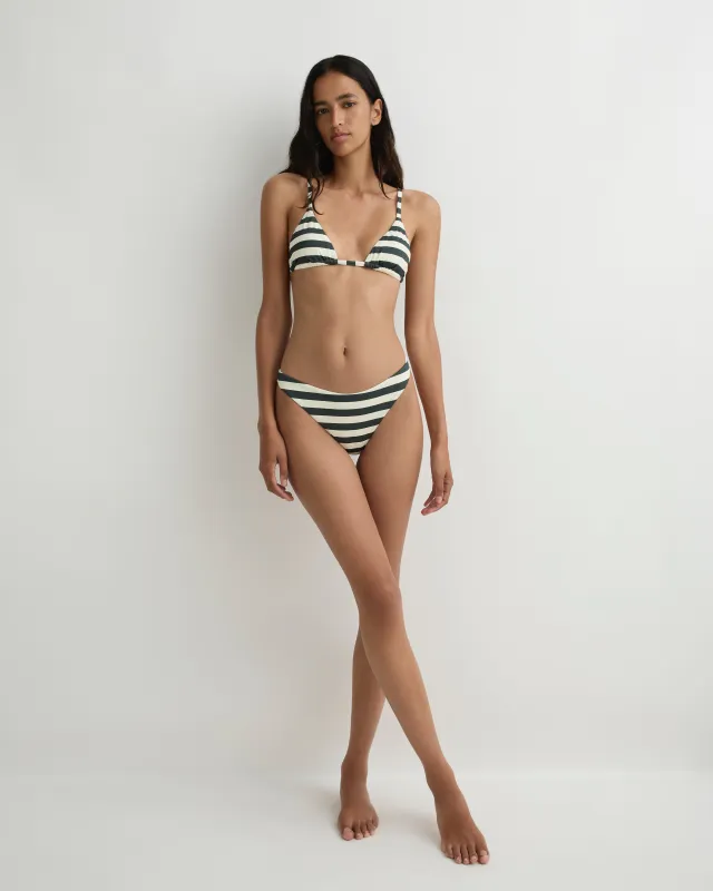 Leya Bikini Bottom - Forest Stripe (Embodee™) made by Bondi Born