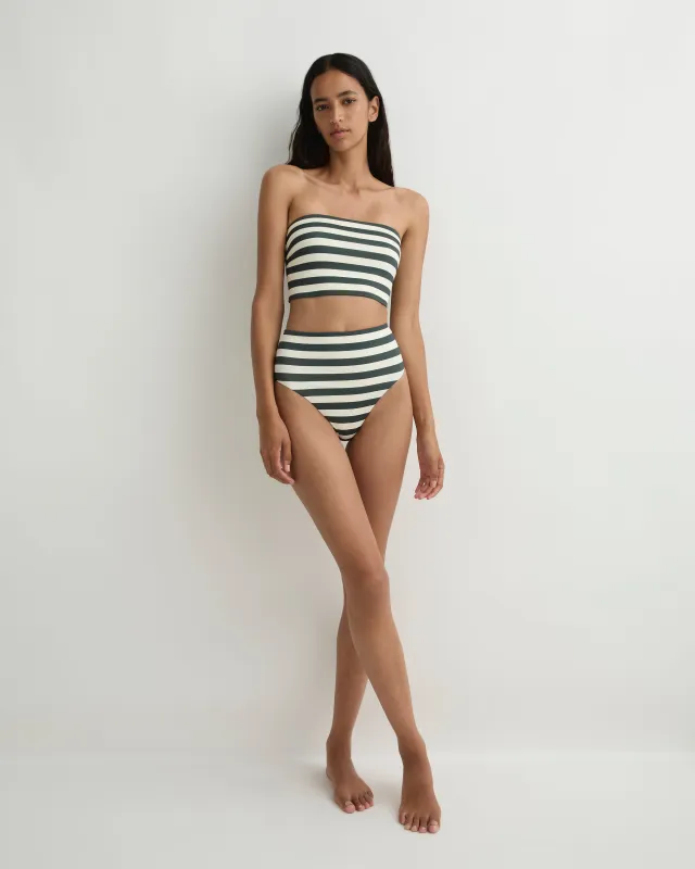 Poppy Bikini Bottom - Forest Stripe (Embodee™) made by Bondi Born