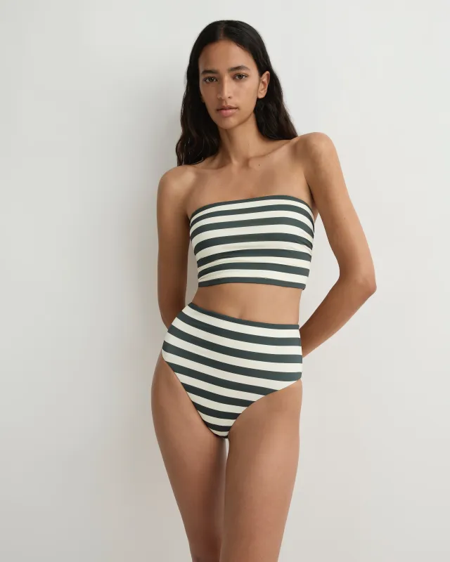 Stella Bikini Top - Forest Stripe (Embodee™) made by Bondi Born