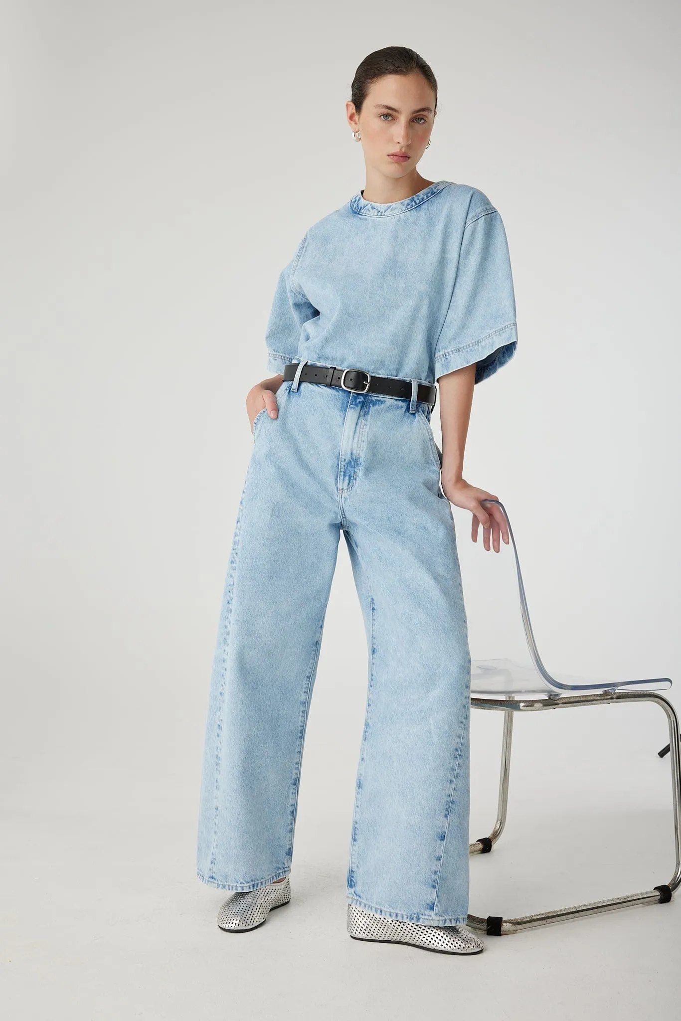 Luna Jean Cloud Wash sold by Nobody Denim product image thumbnail 4