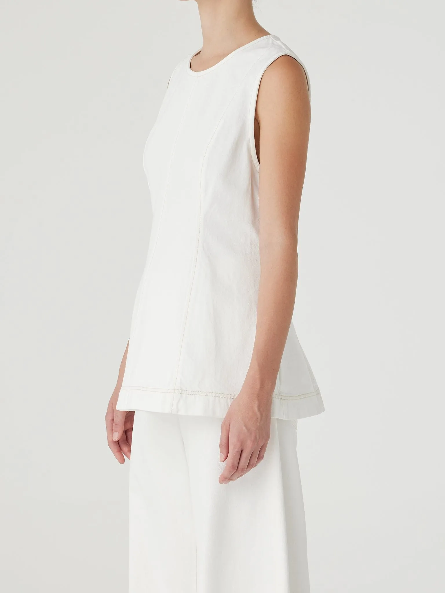 Lucille Top White sold by Nobody Denim product image thumbnail 3