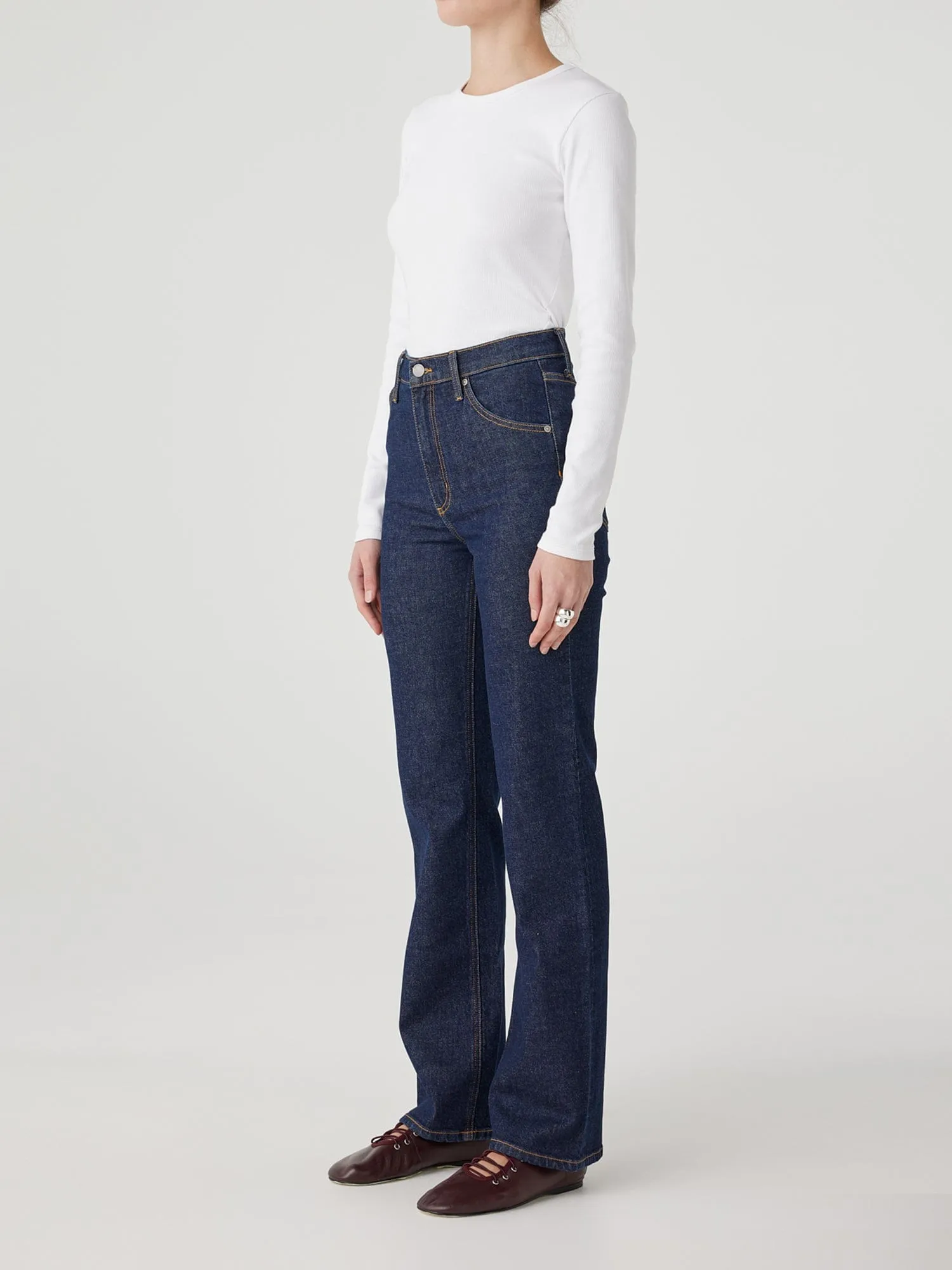 Loretta Jean Pure Indigo sold by Nobody Denim product image thumbnail 2