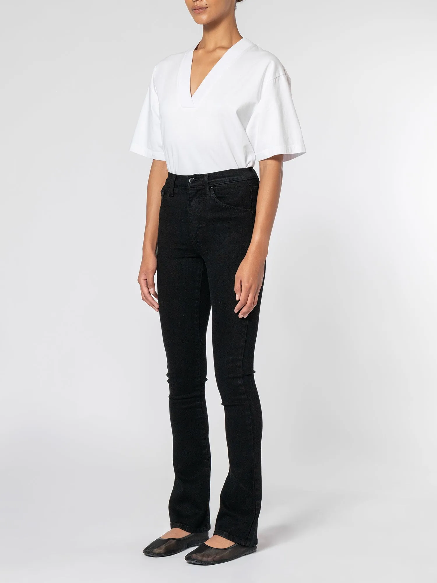 Skinny Boot Pure Black sold by Nobody Denim product image thumbnail 3