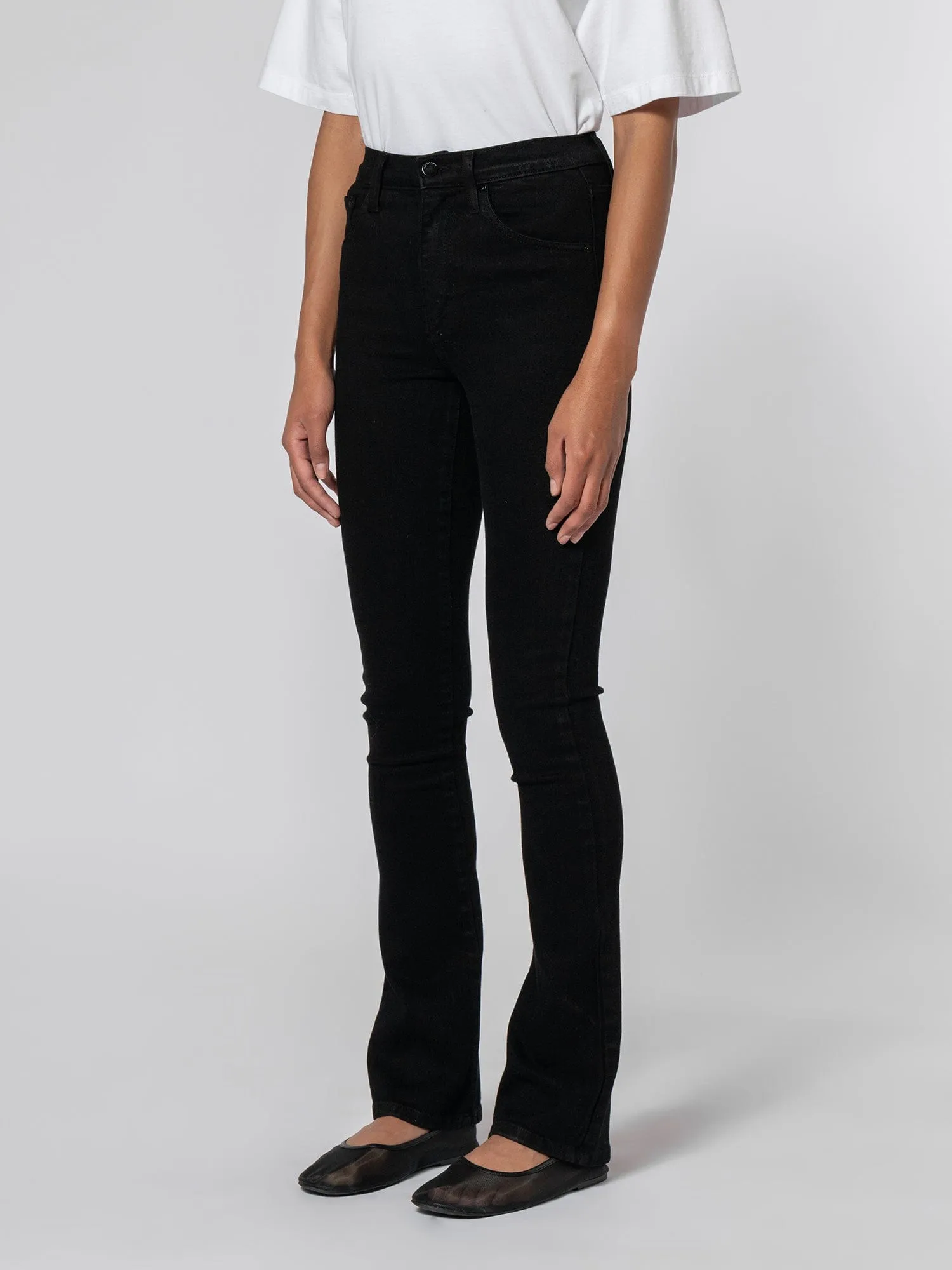 Skinny Boot Pure Black sold by Nobody Denim product image thumbnail 4
