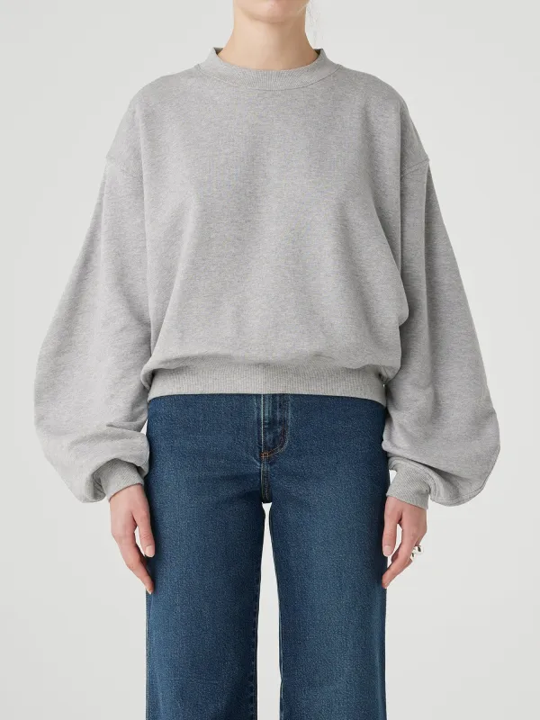 Donna Sweatshirt Grey Marle sold by Nobody Denim