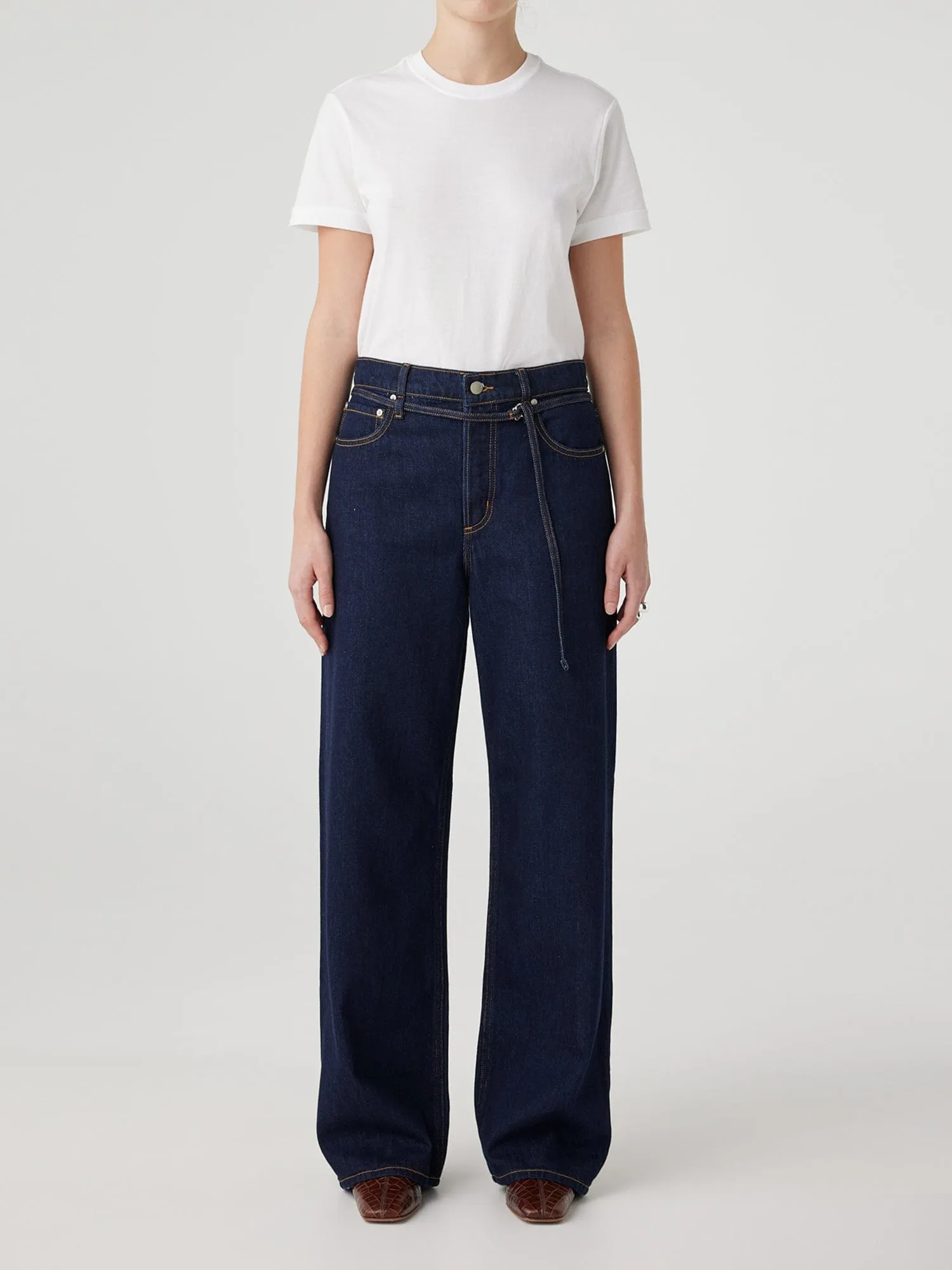 Sasha Jean Pure Blue sold by Nobody Denim