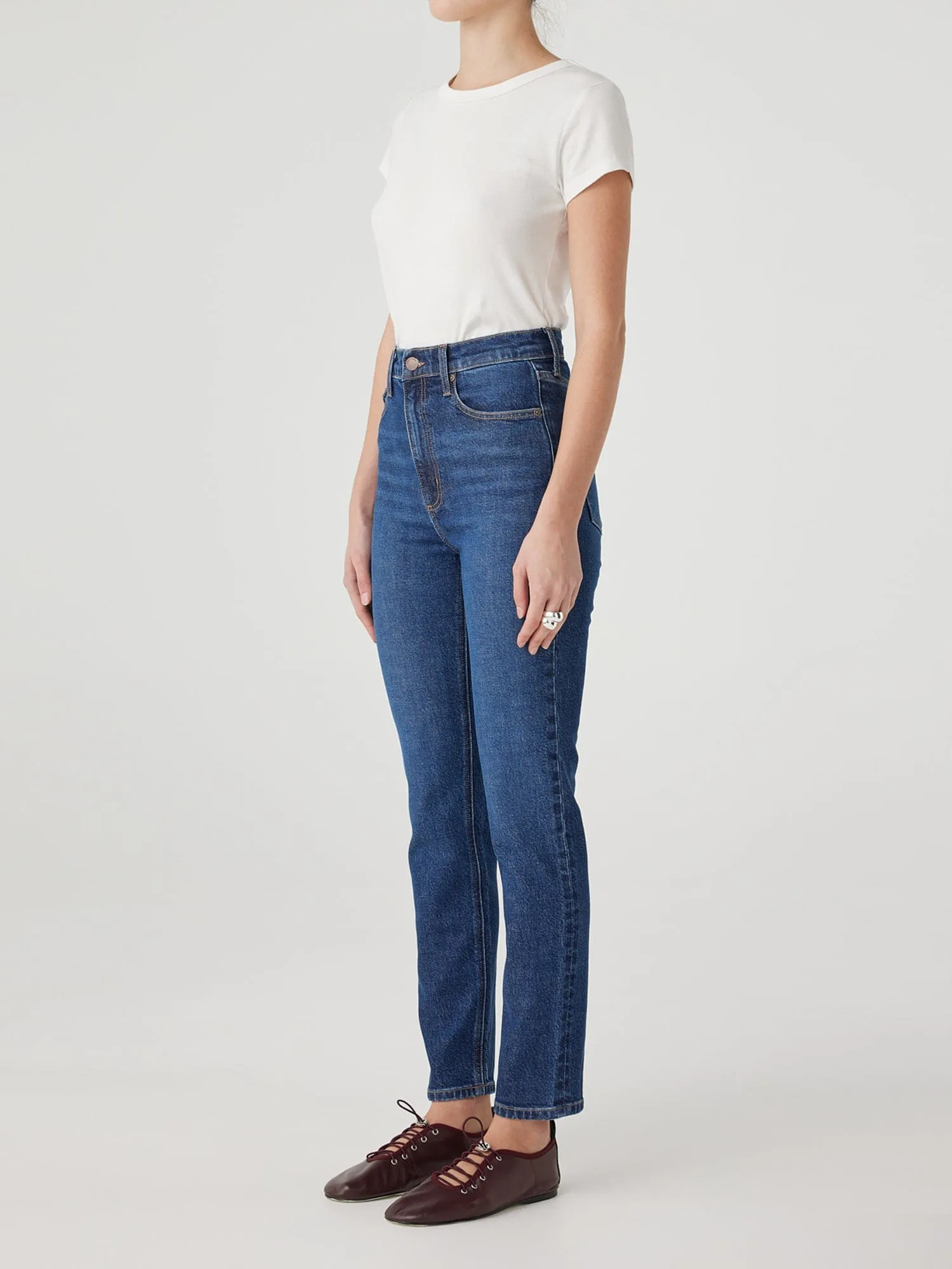 Frankie Jean Dark Steel sold by Nobody Denim product image thumbnail 2