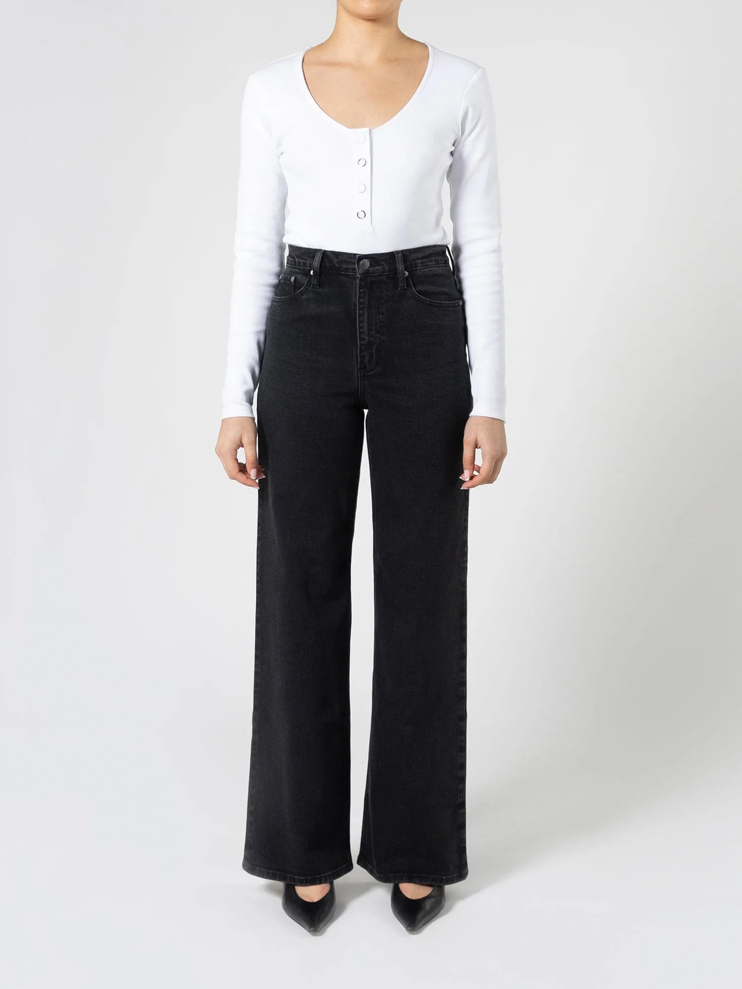 Milla Jean 32" Shadow Black sold by Nobody Denim