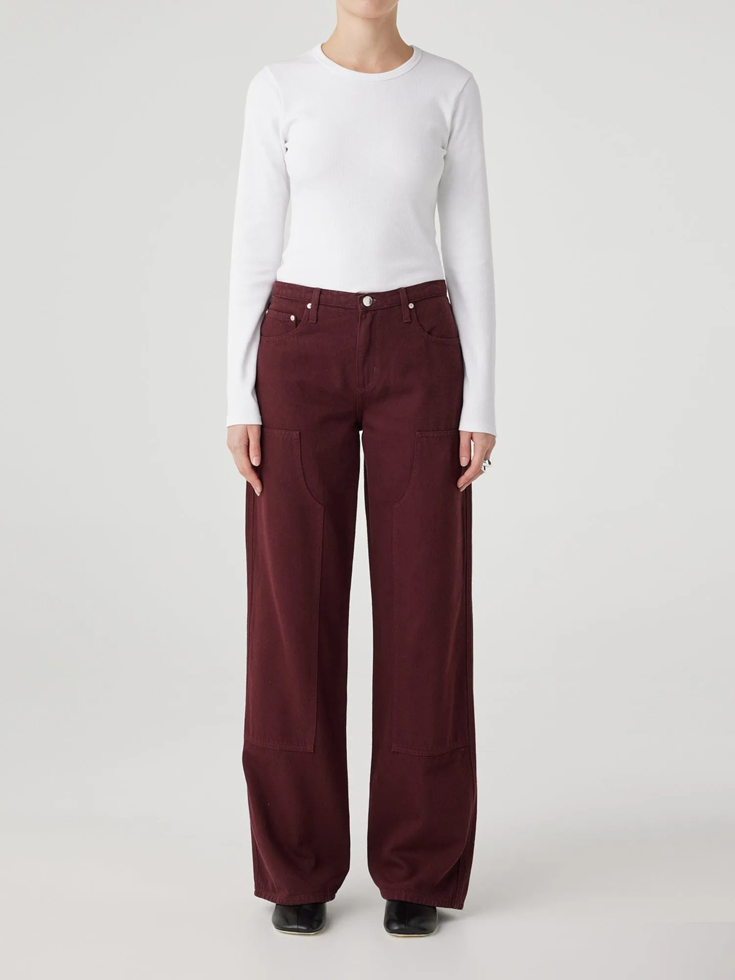 Misha Jean Oxblood sold by Nobody Denim