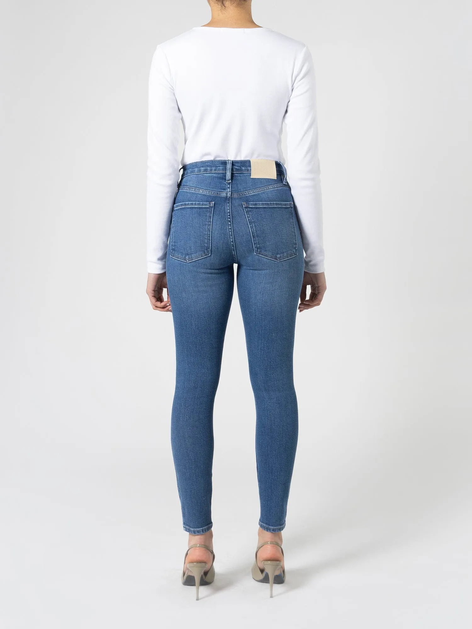 Cult Skinny Ankle Icon Blue sold by Nobody Denim product image thumbnail 3