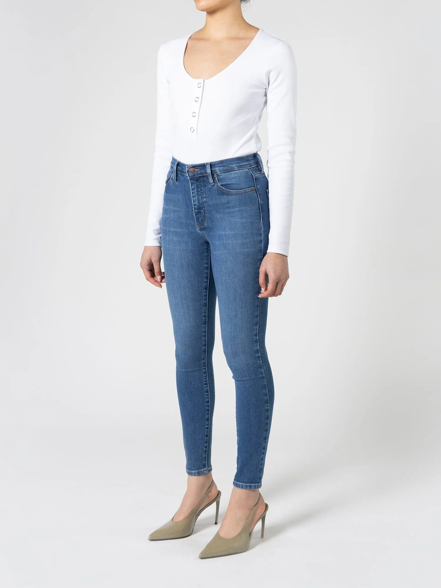 Cult Skinny Ankle Icon Blue sold by Nobody Denim product image thumbnail 2