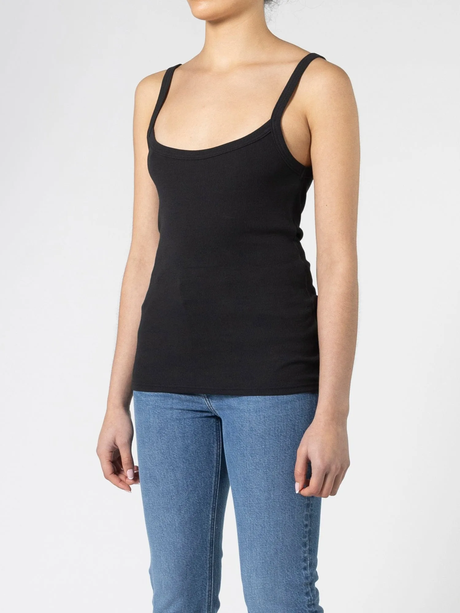 Lani Reversible Tank Black sold by Nobody Denim product image thumbnail 5