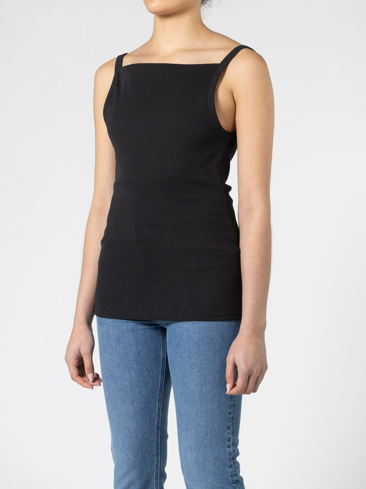 Lani Reversible Tank Black sold by Nobody Denim product image thumbnail 2