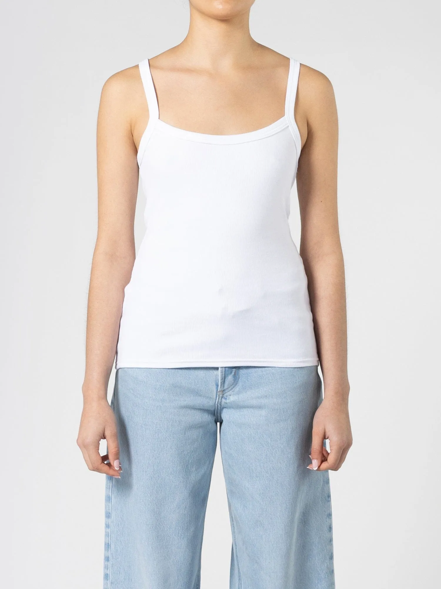 Lani Reversible Tank White sold by Nobody Denim product image thumbnail 2