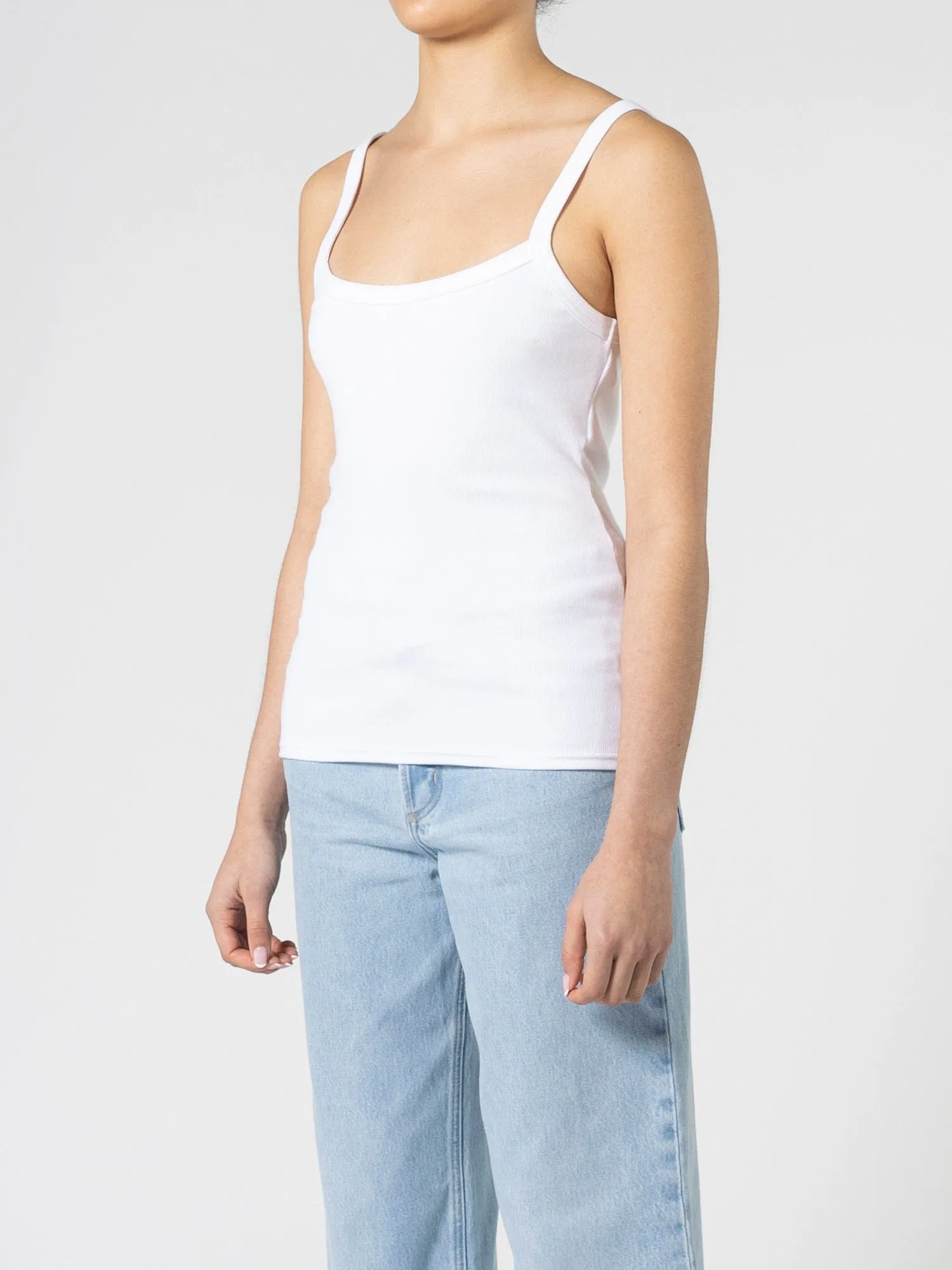 Lani Reversible Tank White sold by Nobody Denim product image thumbnail 5