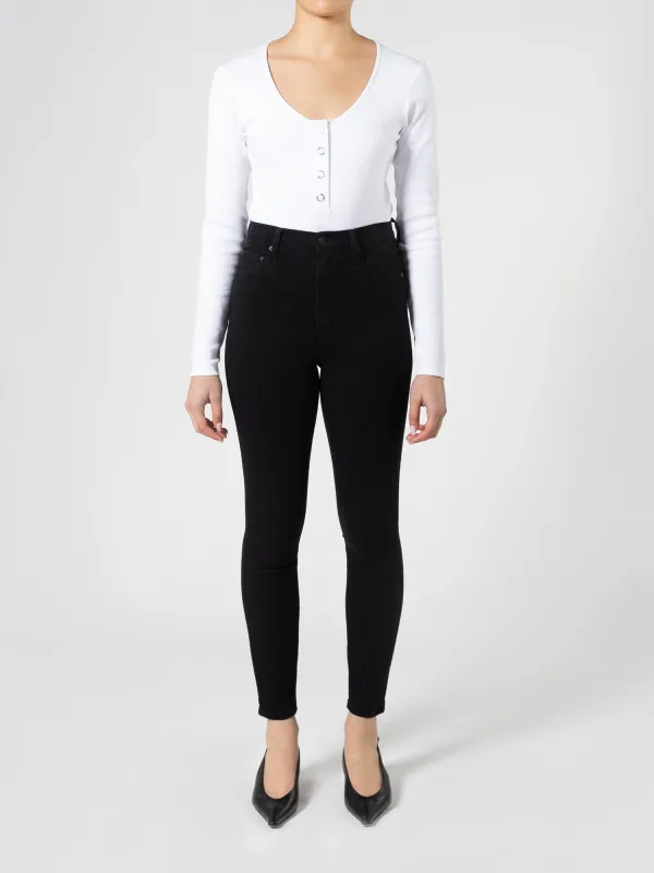 Siren Skinny Ankle Powerblack sold by Nobody Denim