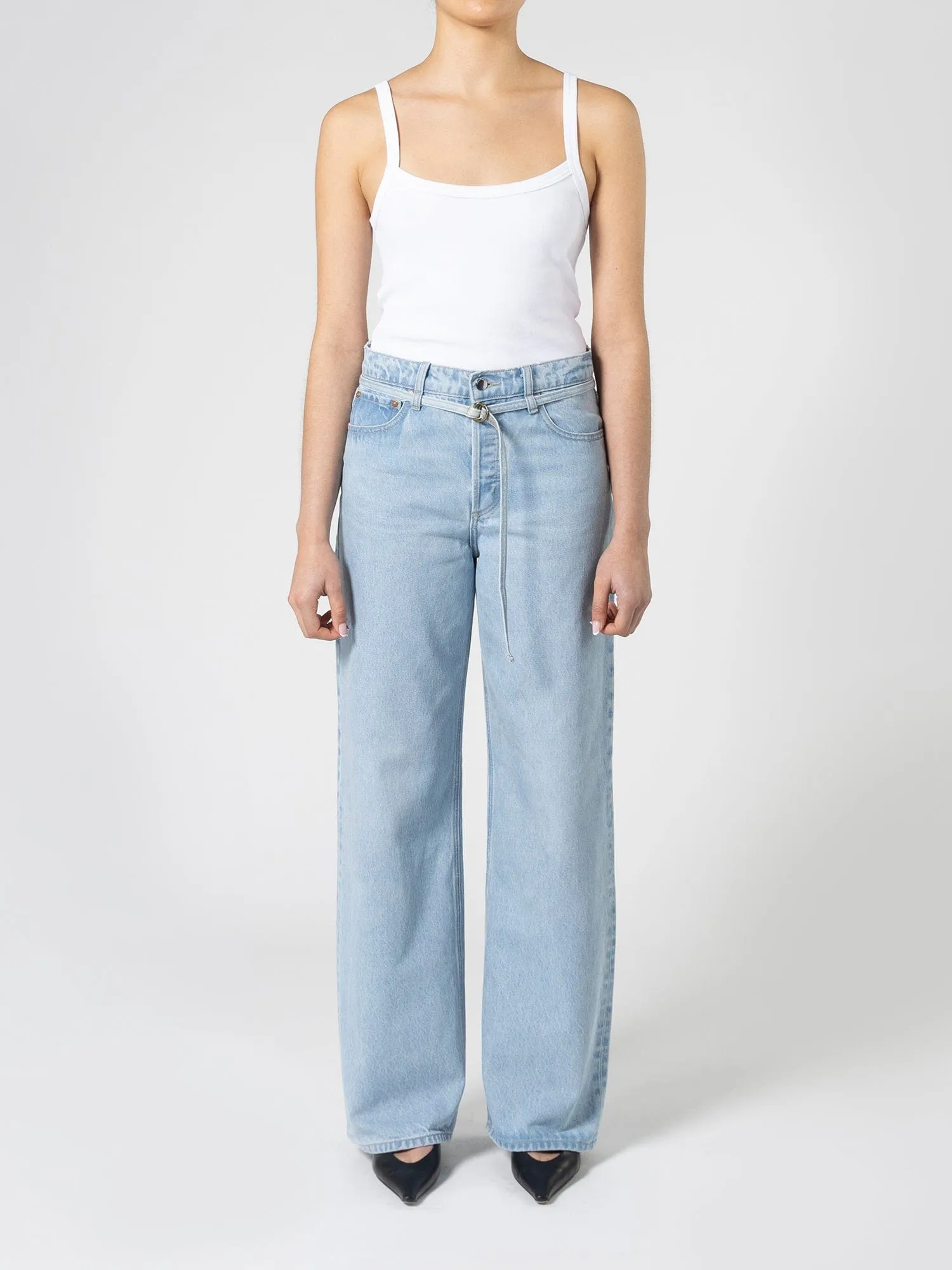 Sasha Jean Used Blue sold by Nobody Denim