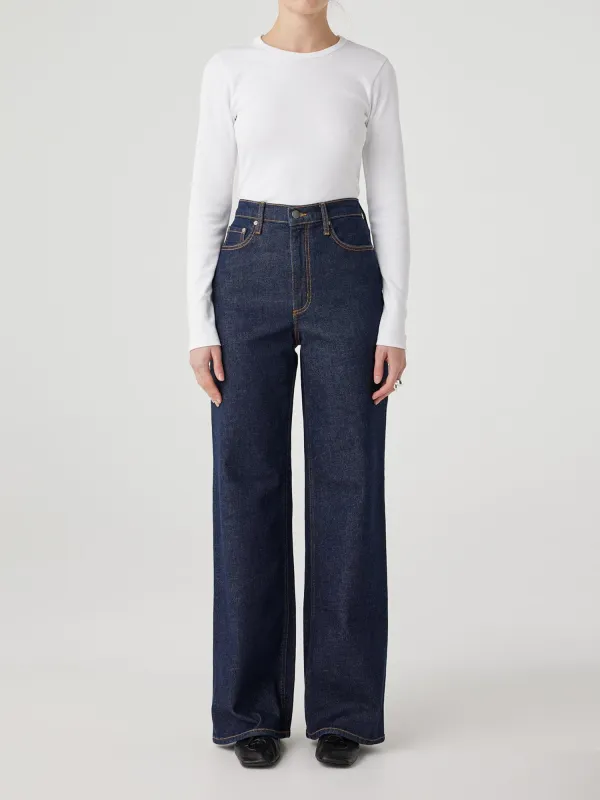 Milla Jean Long Pure Indigo sold by Nobody Denim