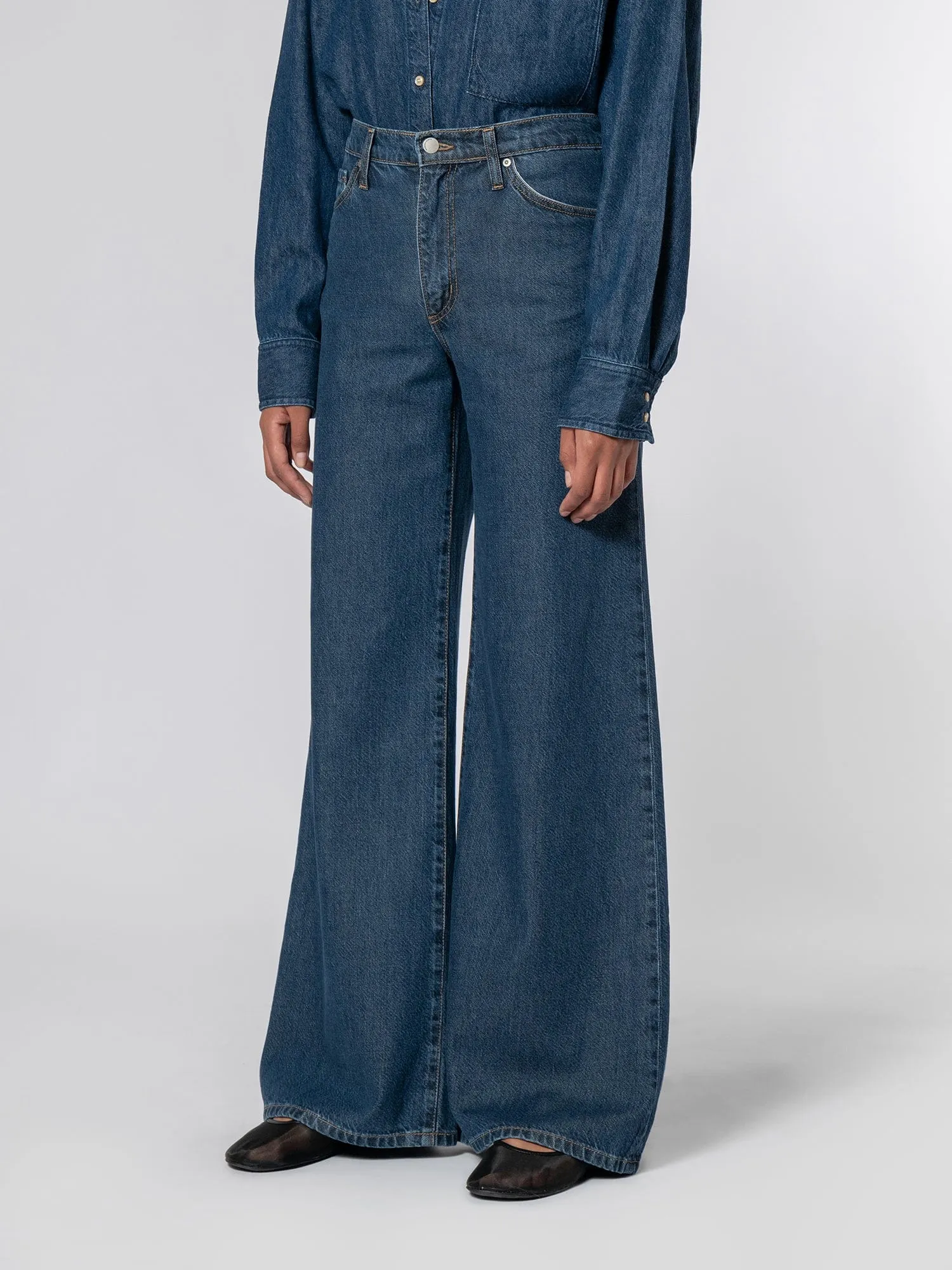Carly Jean Soft Steel sold by Nobody Denim product image thumbnail 3